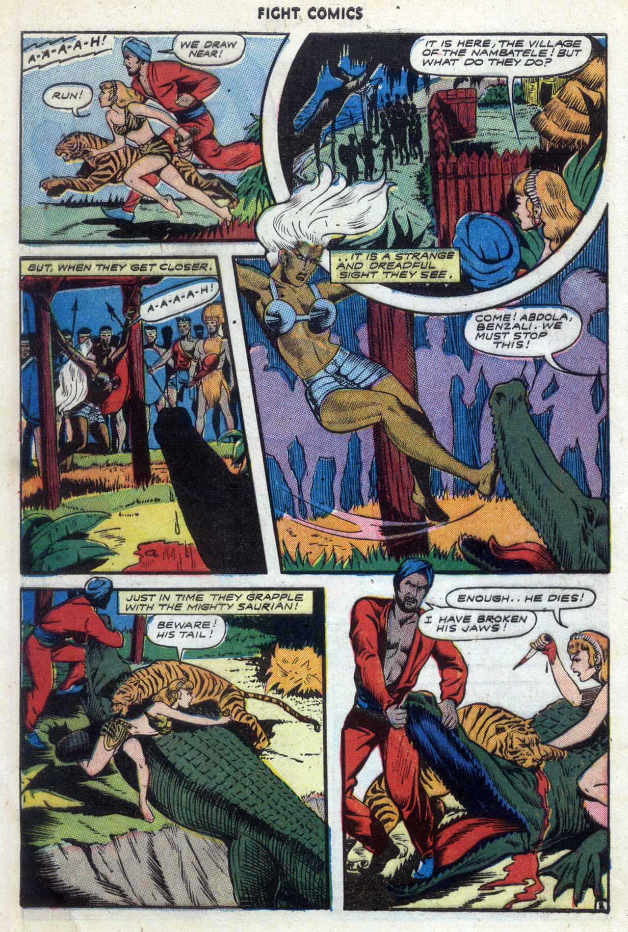 Read online Fight Comics comic -  Issue #39 - 42