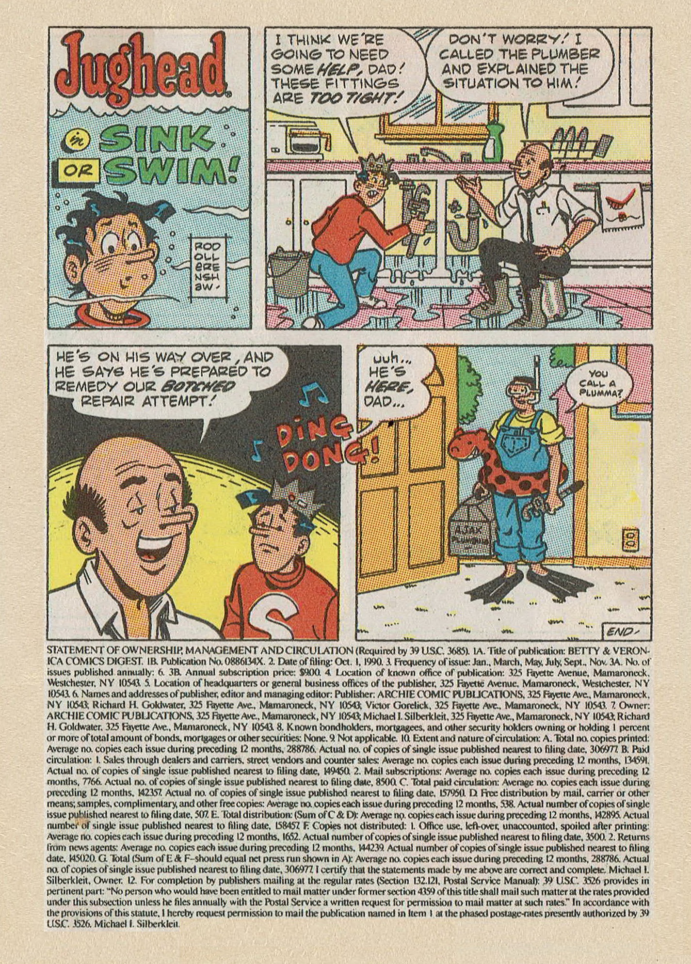 Read online Betty and Veronica Digest Magazine comic -  Issue #48 - 41