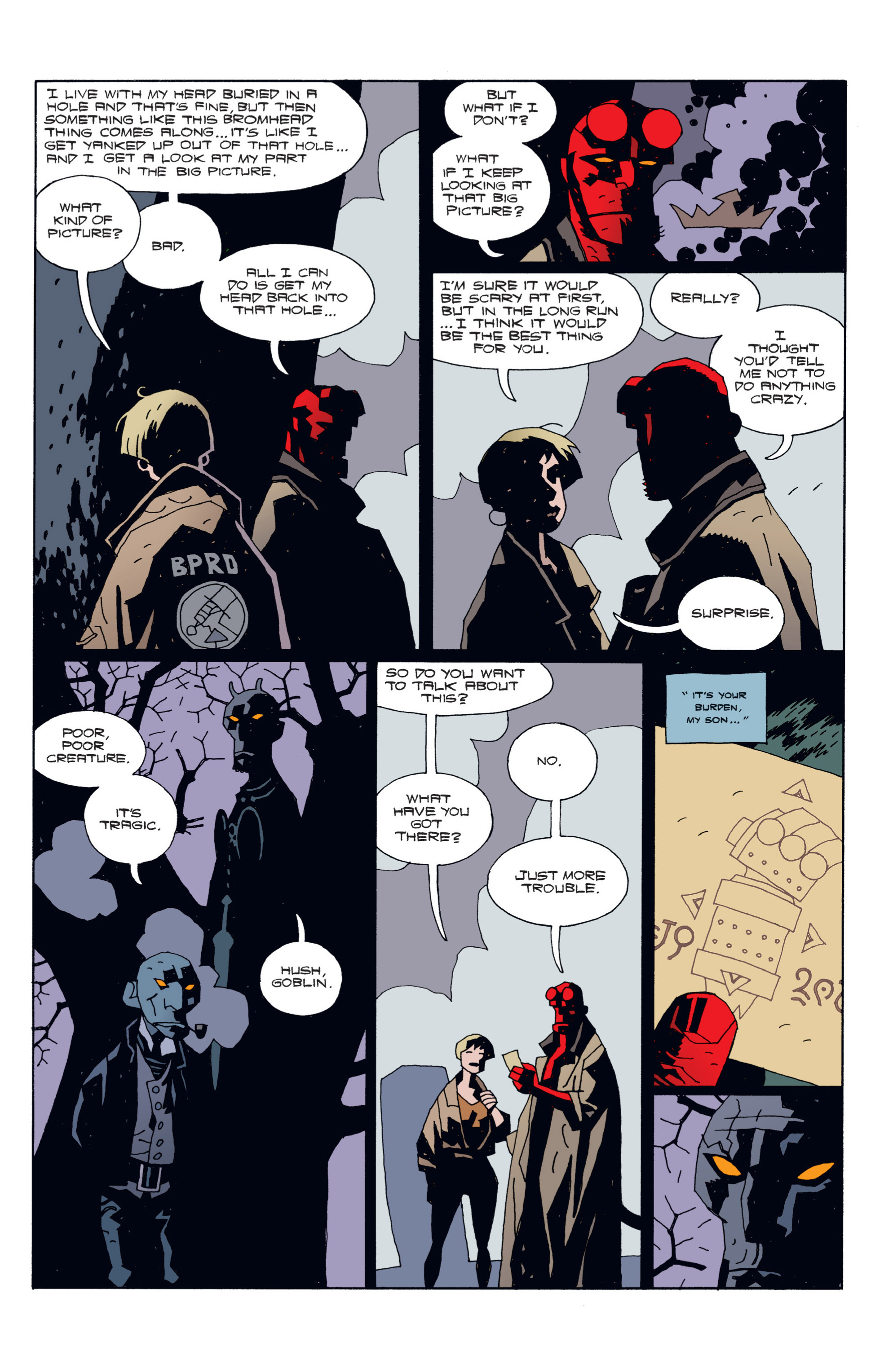Read online Hellboy comic -  Issue #4 - 124