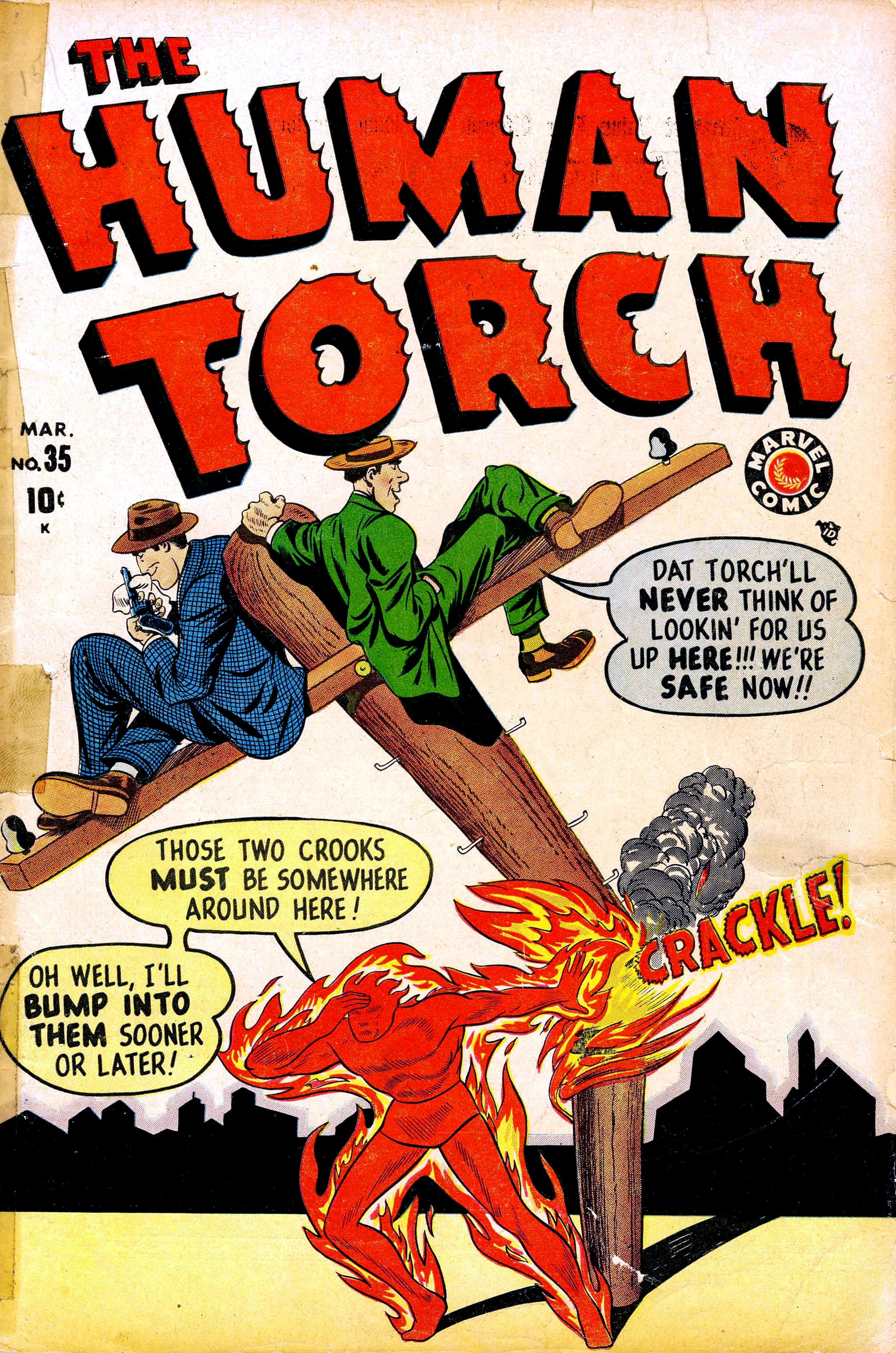 Read online The Human Torch (1940) comic -  Issue #35 - 1