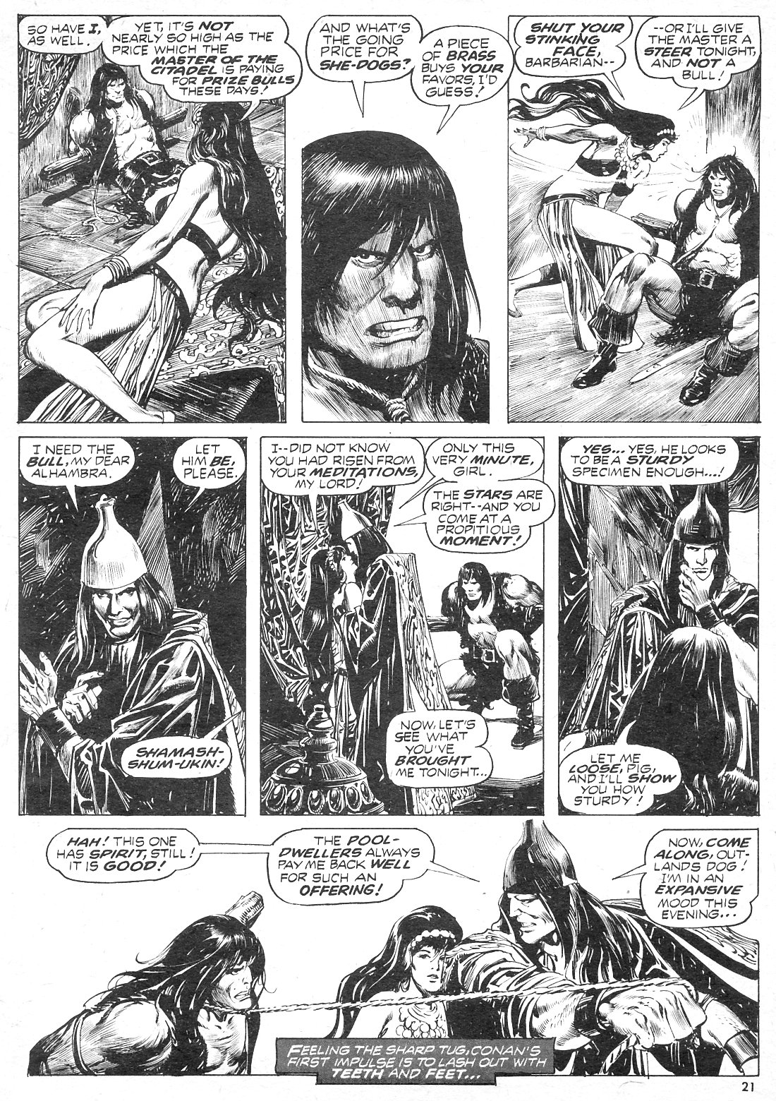 Read online The Savage Sword Of Conan comic -  Issue #7 - 21
