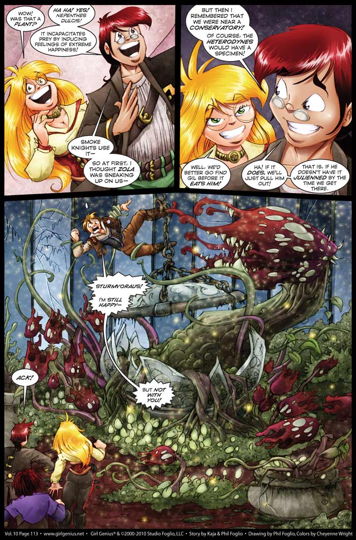 Read online Girl Genius (2002) comic -  Issue #10 - 115