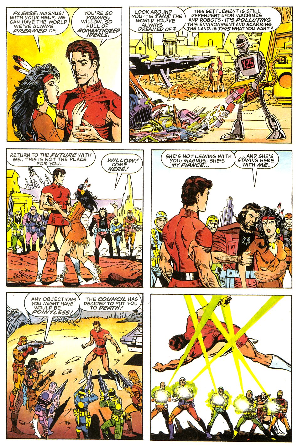 Read online Magnus Robot Fighter (1991) comic -  Issue #12 - 13