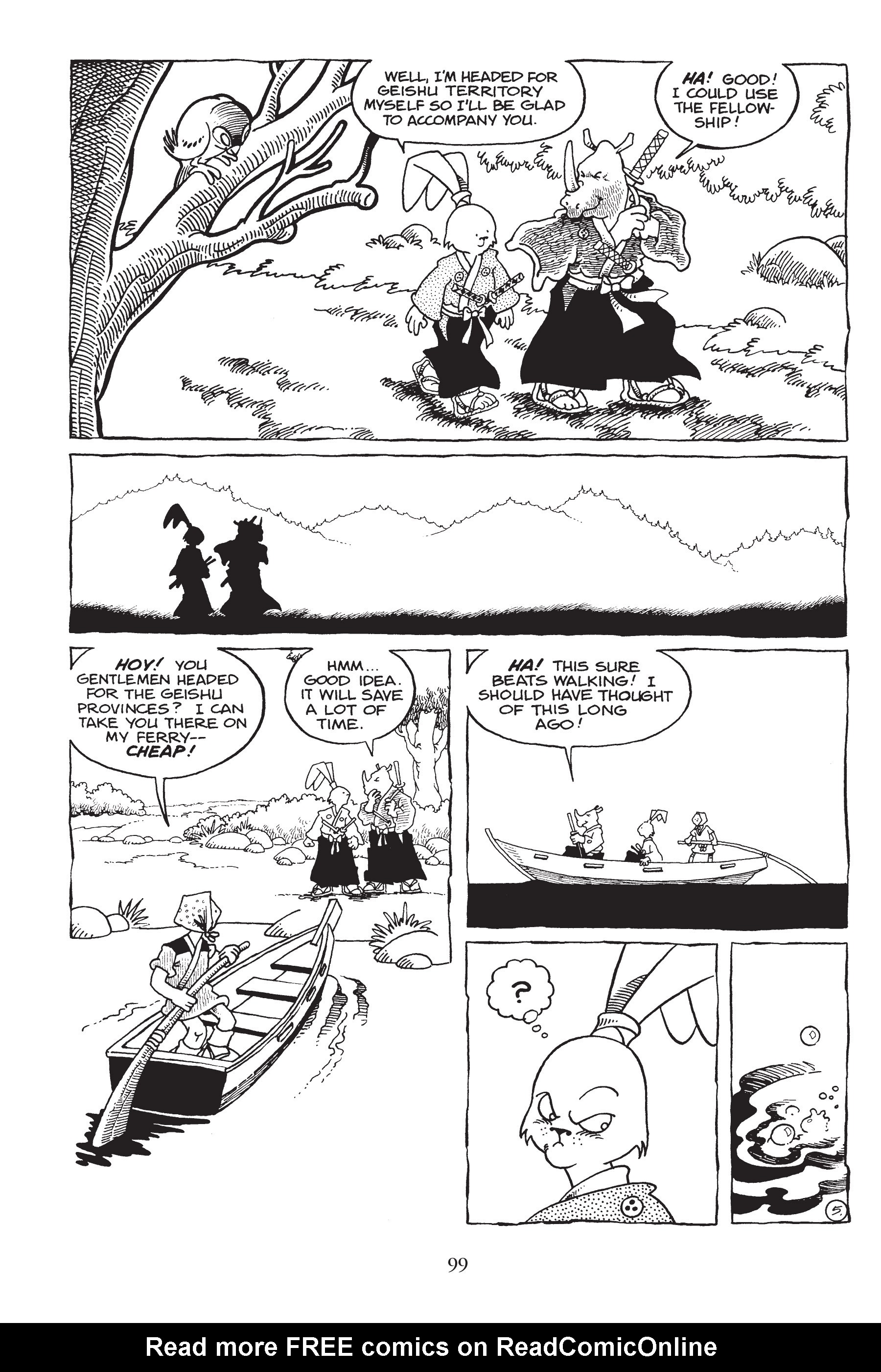 Read online Usagi Yojimbo (1987) comic -  Issue # _TPB 3 - 95