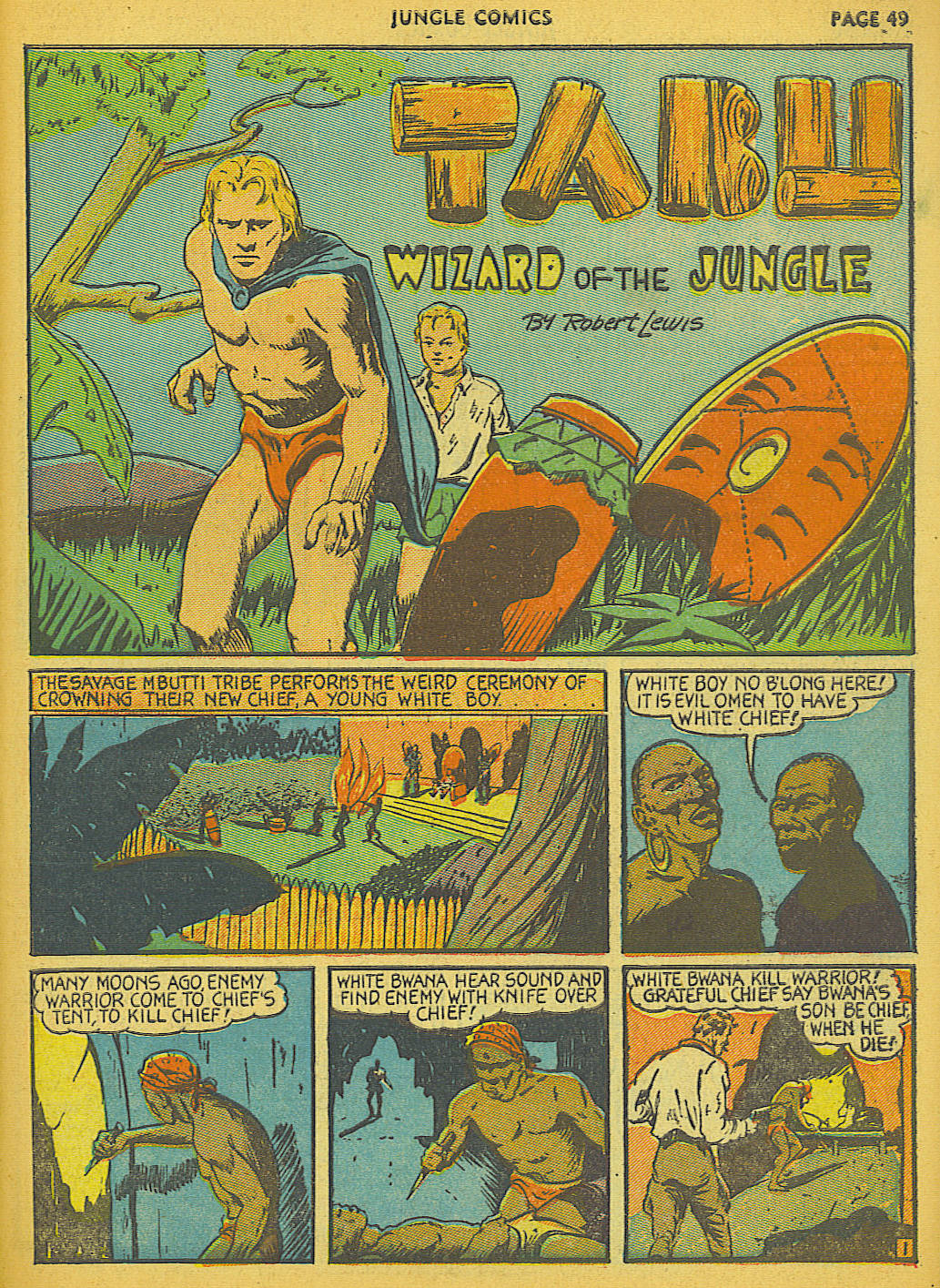 Read online Jungle Comics comic -  Issue #6 - 51