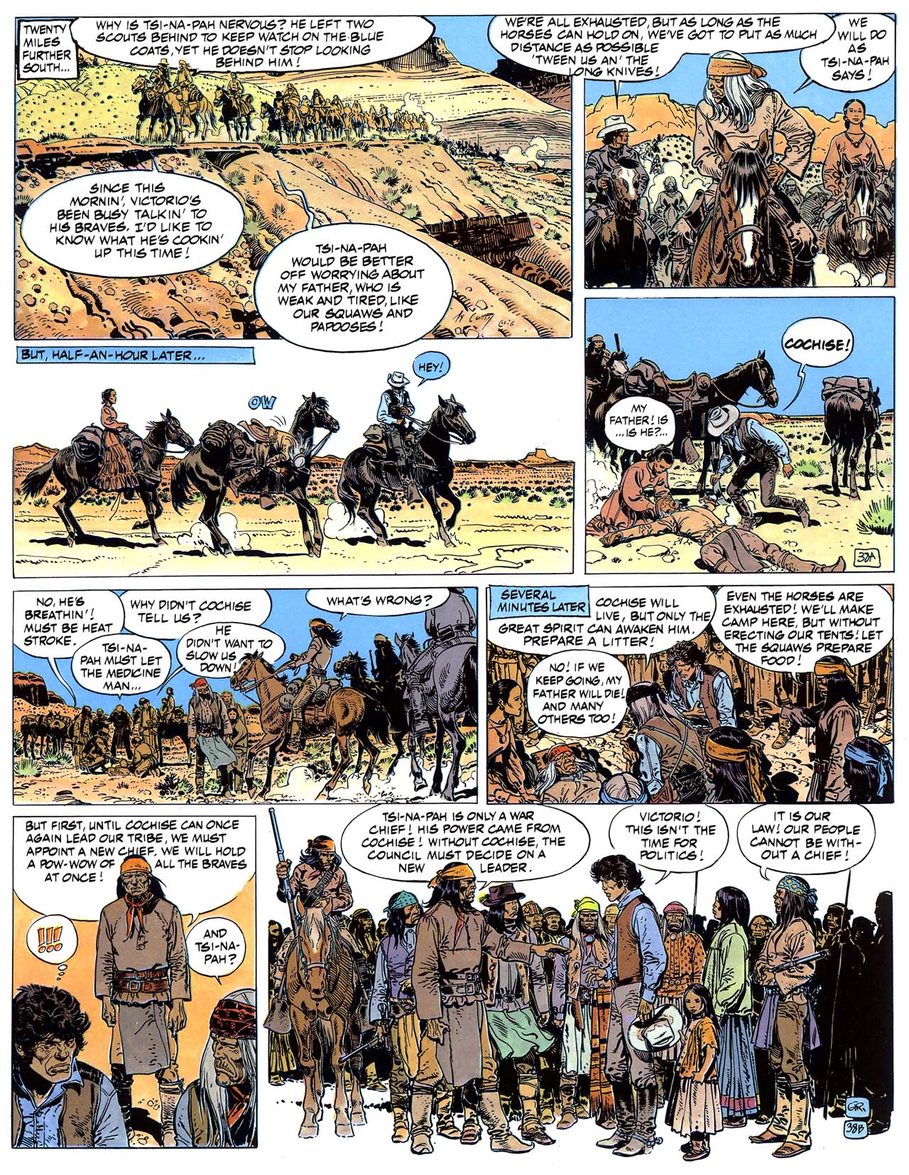 Read online Epic Graphic Novel: Blueberry comic -  Issue #3 - 89