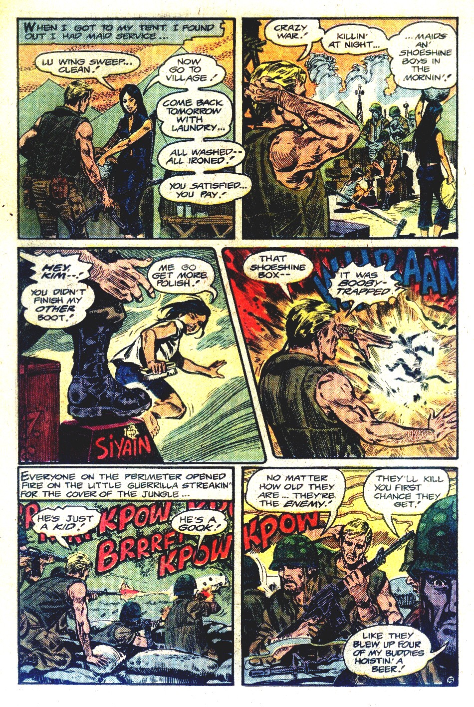 Read online G.I. Combat (1952) comic -  Issue #254 - 42