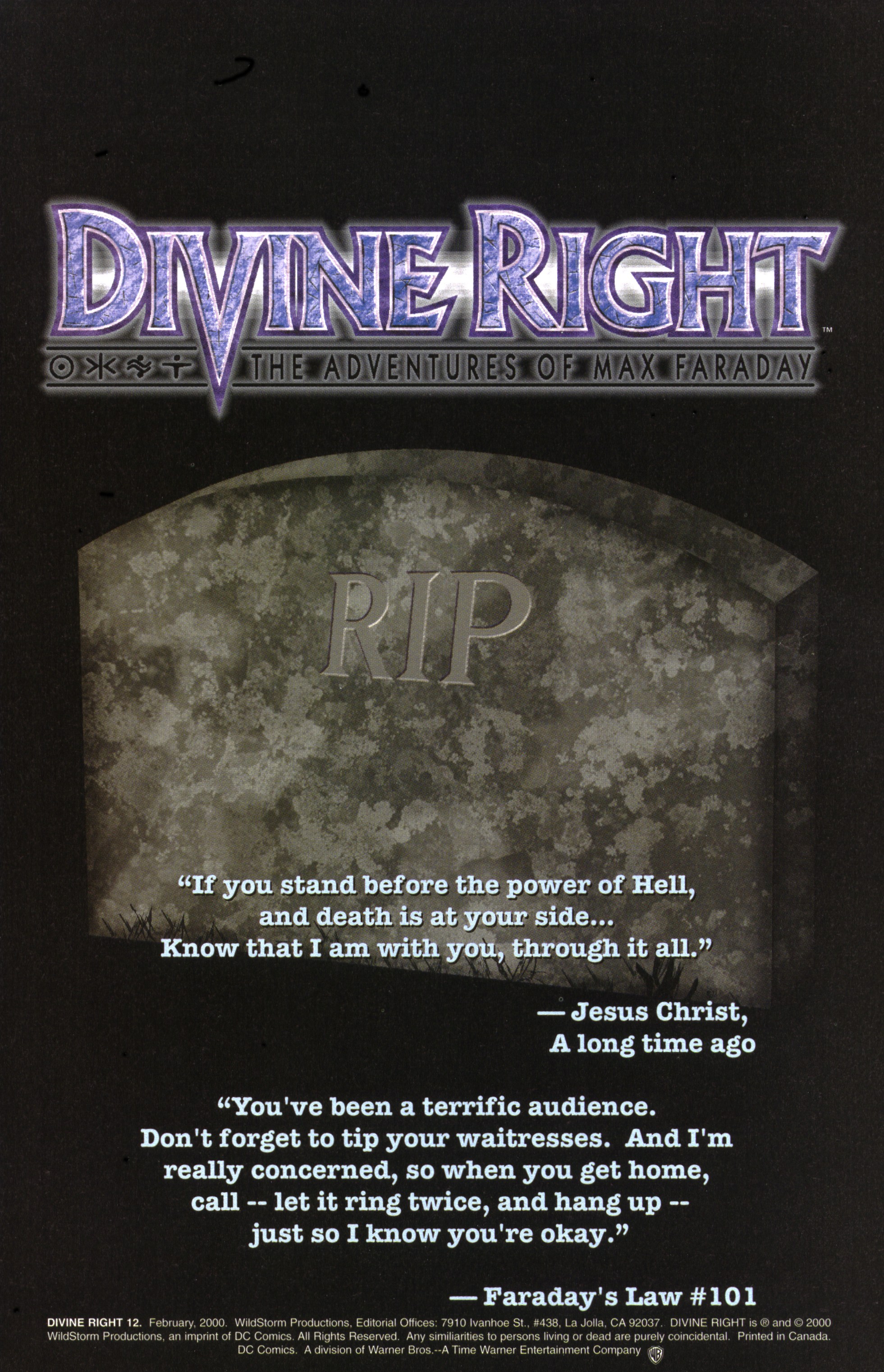 Read online Divine Right comic -  Issue #12 - 2