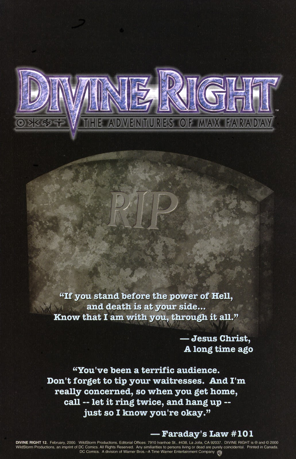 Divine Right issue 12 - Page 2