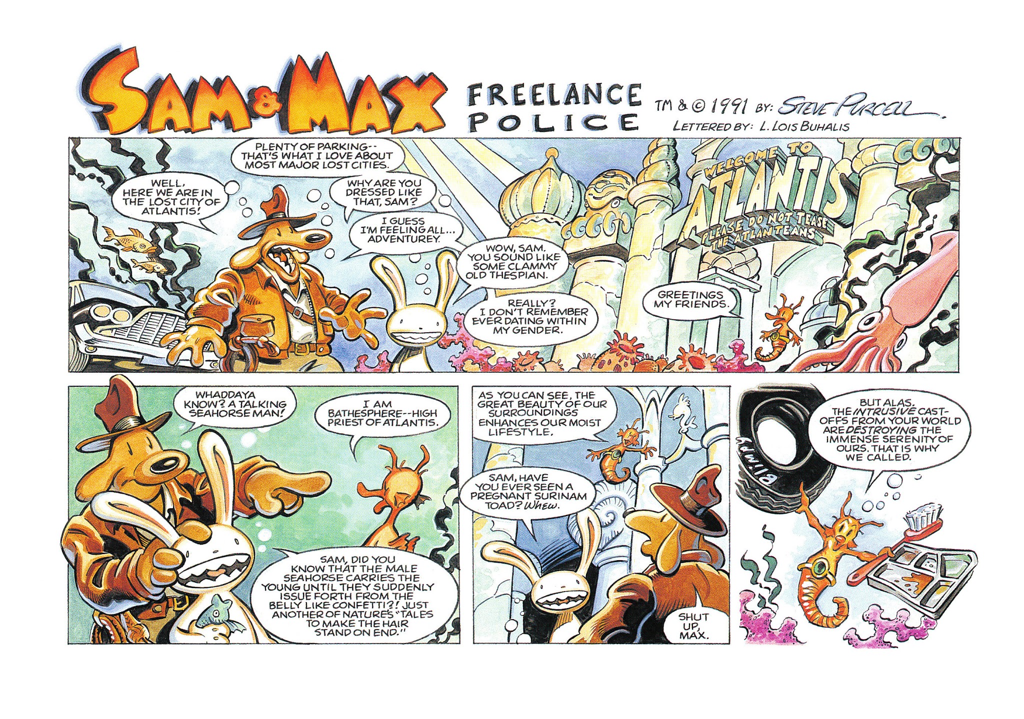 Read online Sam & Max Surfin' The Highway comic -  Issue # TPB - 159