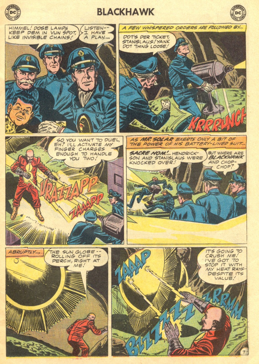 Read online Blackhawk (1957) comic -  Issue #167 - 9