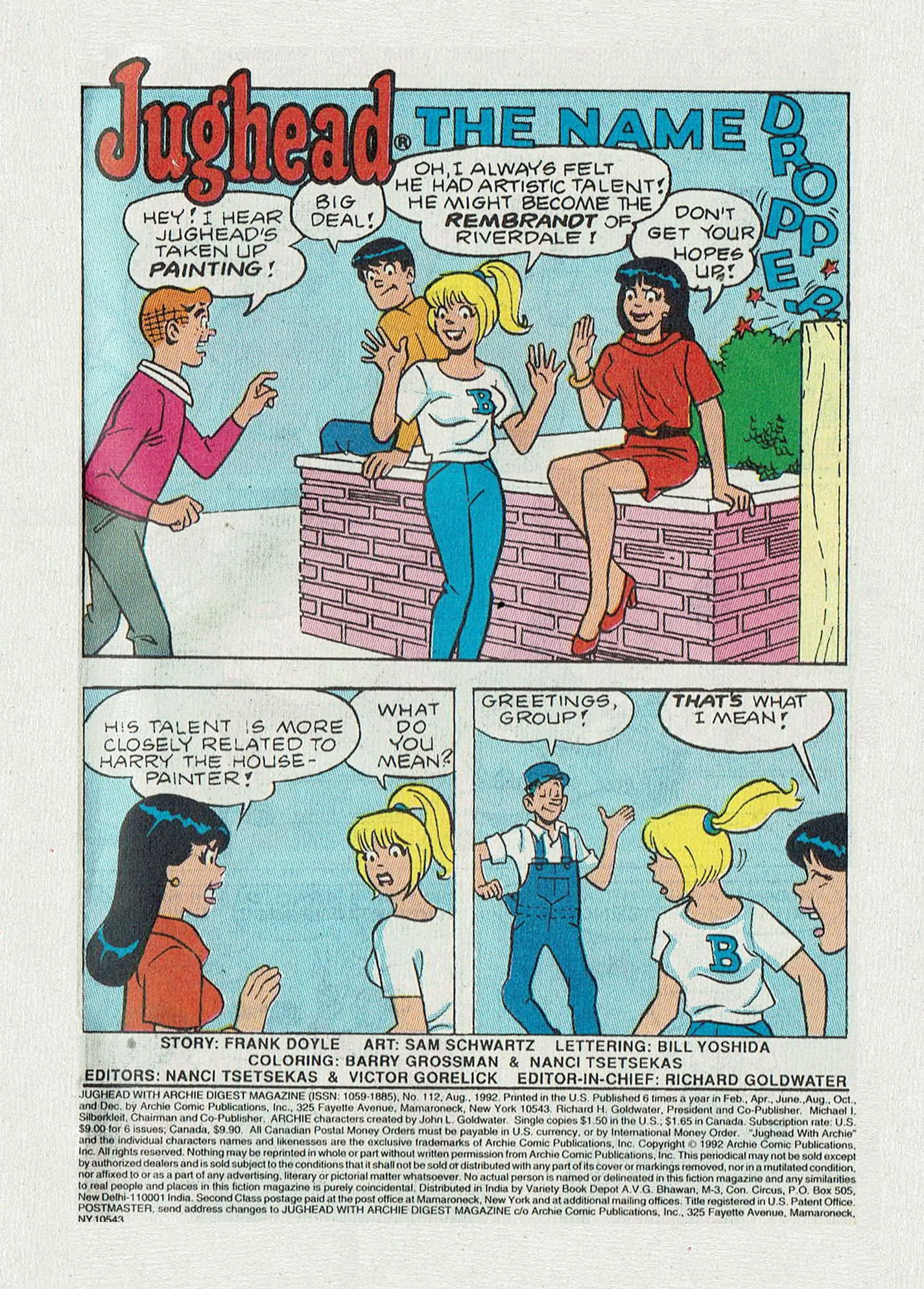 Read online Jughead with Archie Digest Magazine comic -  Issue #112 - 3
