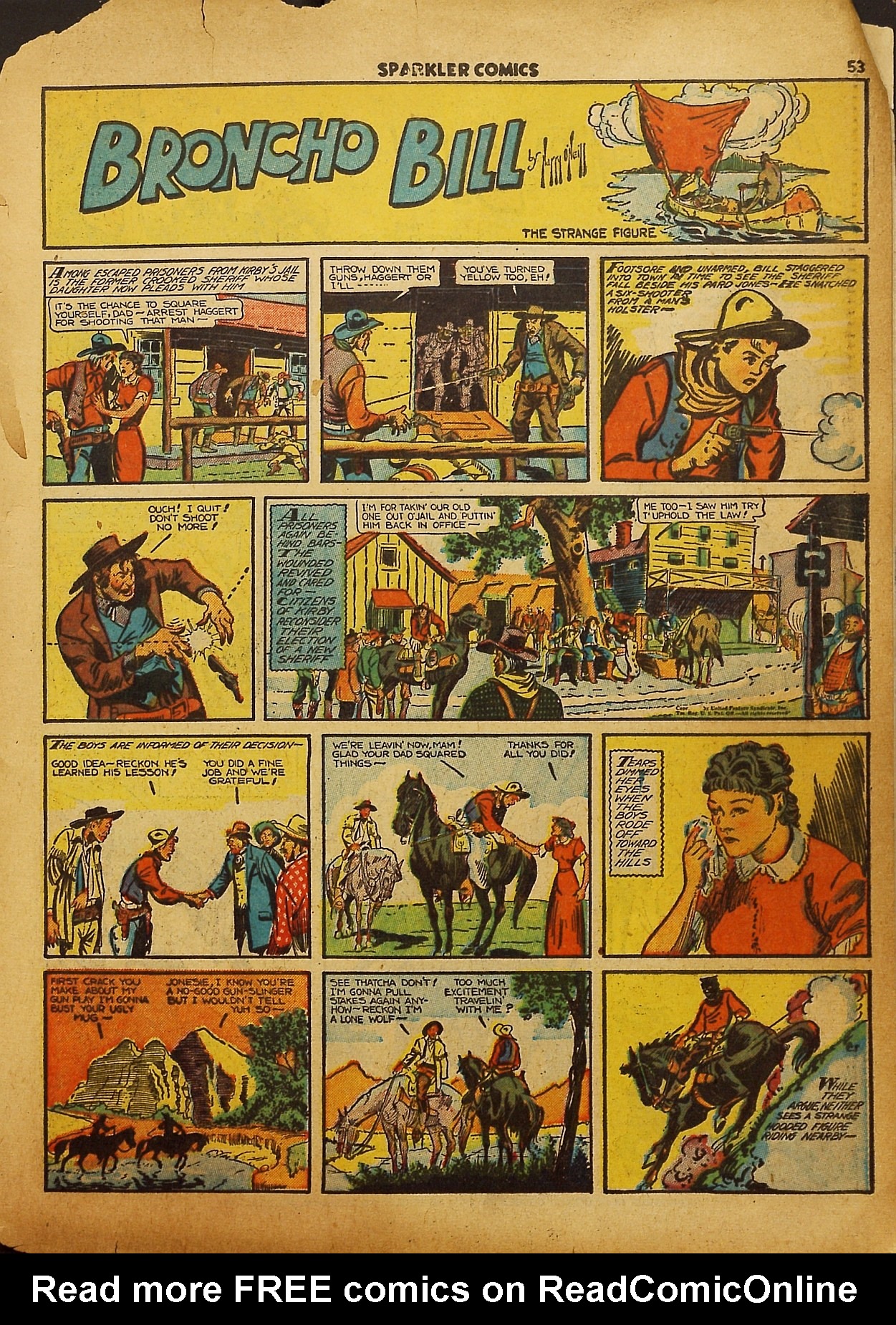 Read online Sparkler Comics comic -  Issue #1 - 56