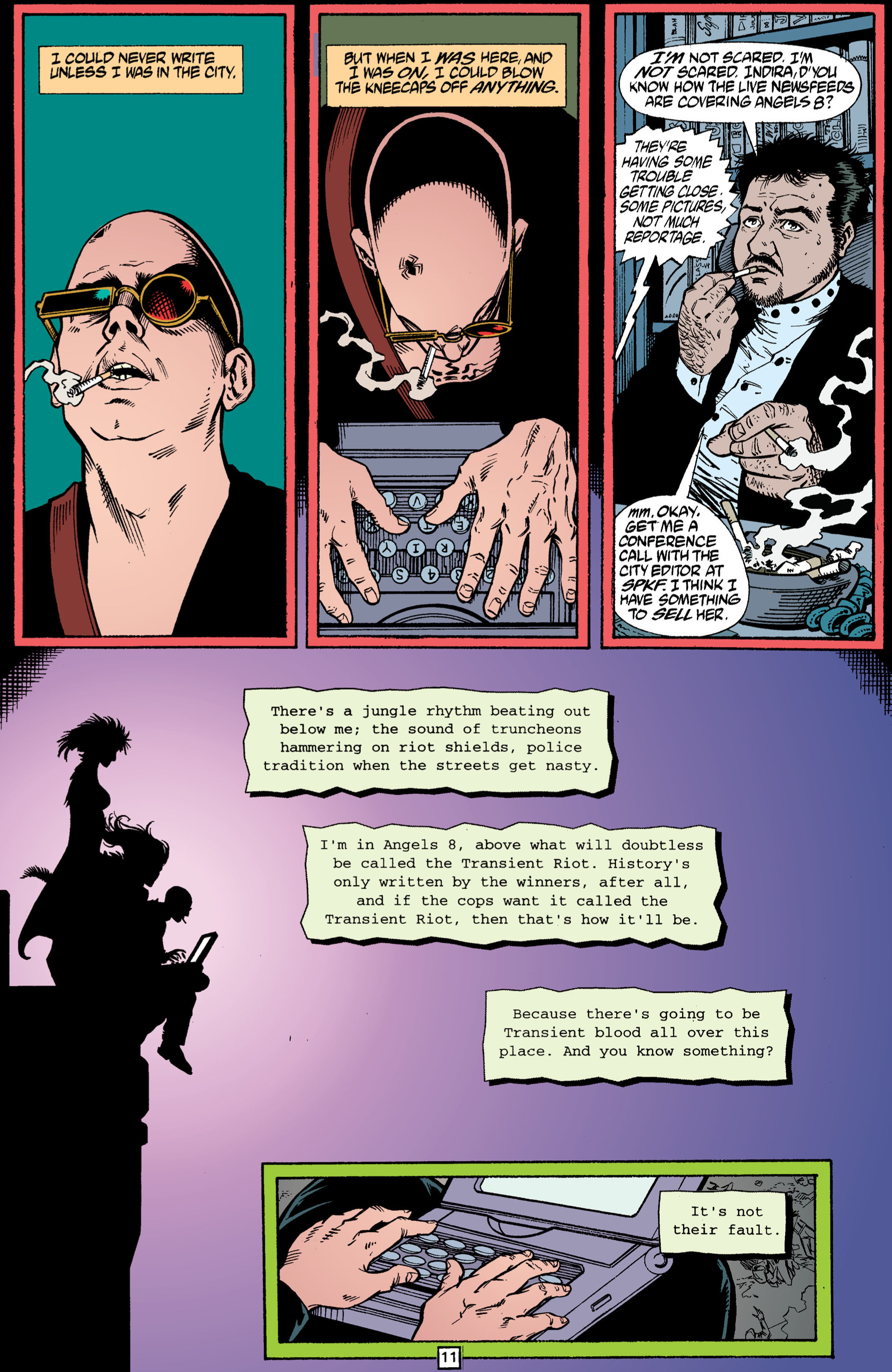 Read online Transmetropolitan comic -  Issue #3 - 11