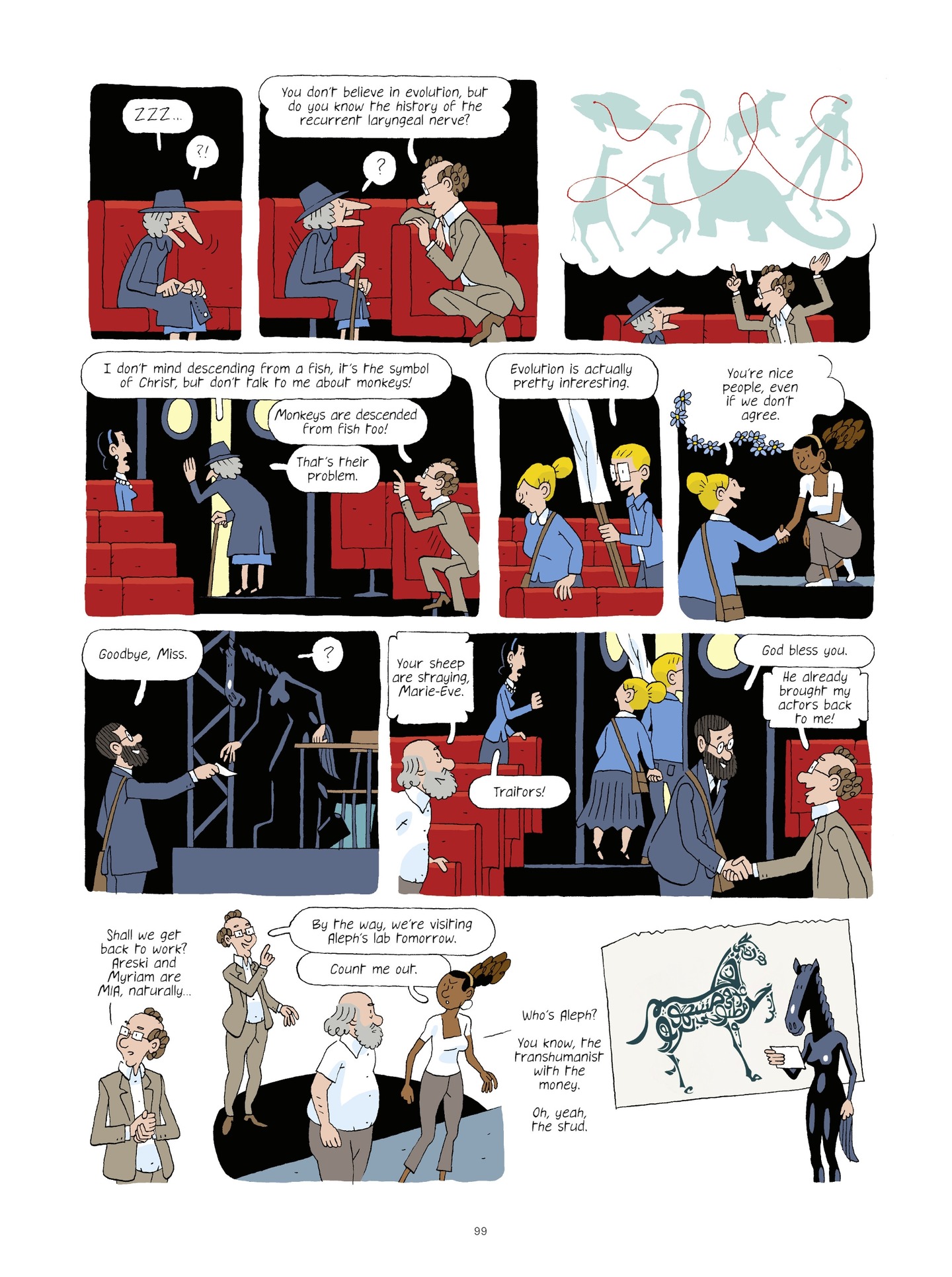Read online Evolution, Darwin, God, and the Horse-People comic -  Issue # TPB - 98