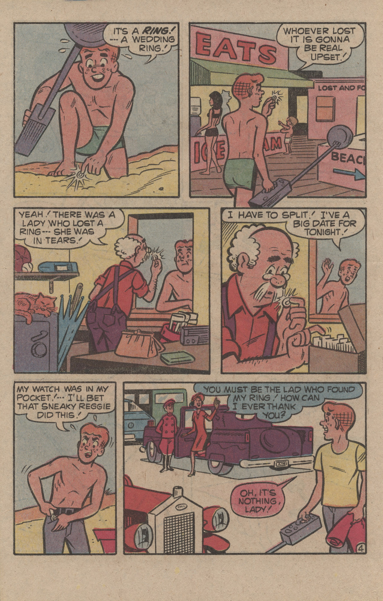 Read online Reggie and Me (1966) comic -  Issue #117 - 6