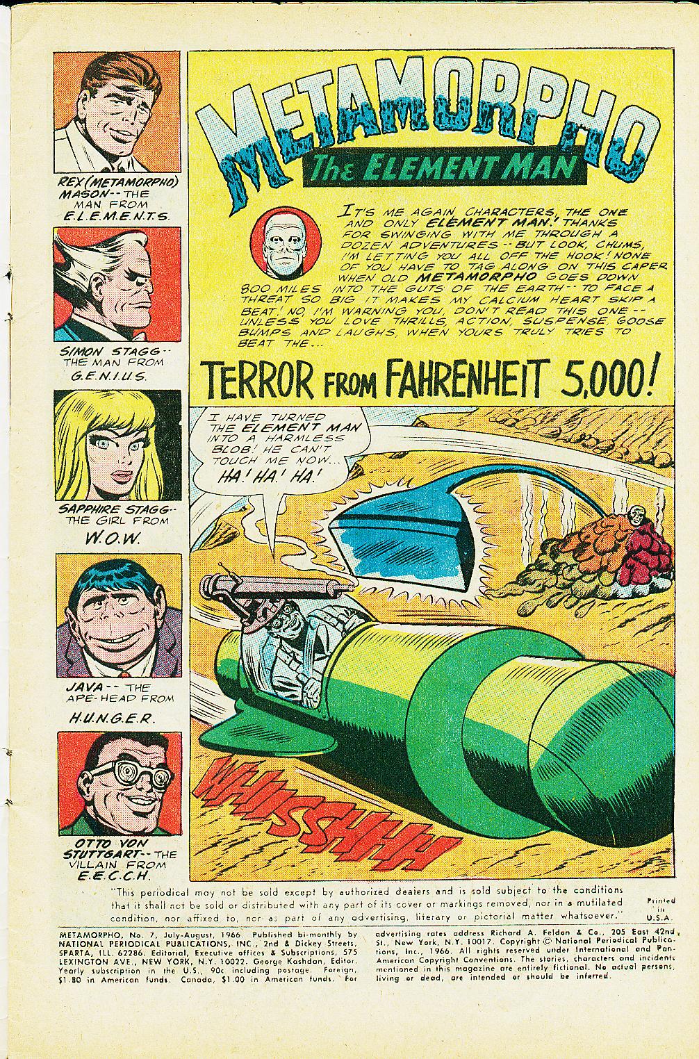 Read online Metamorpho comic -  Issue #7 - 3