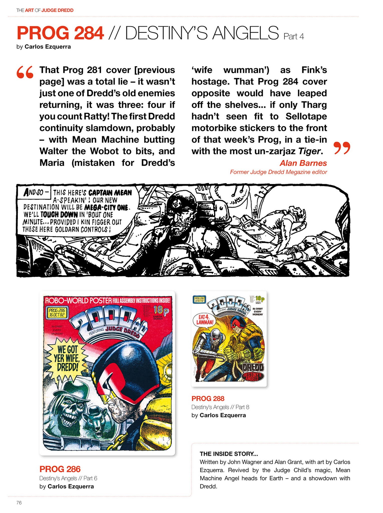 Read online The Art of Judge Dredd: Featuring 35 Years of Zarjaz Covers comic -  Issue # TPB (Part 1) - 74