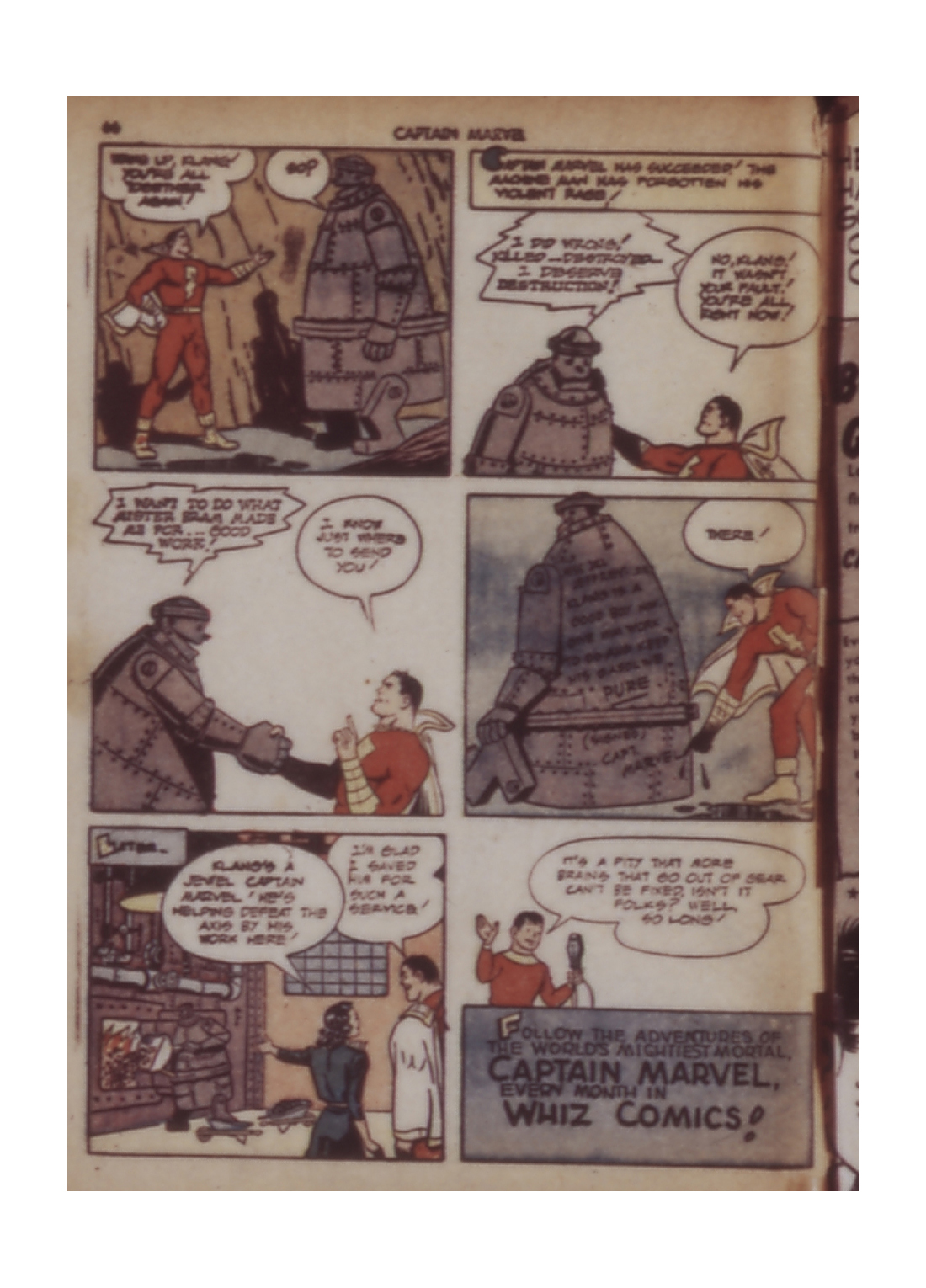 Read online Captain Marvel Adventures comic -  Issue #15 - 67