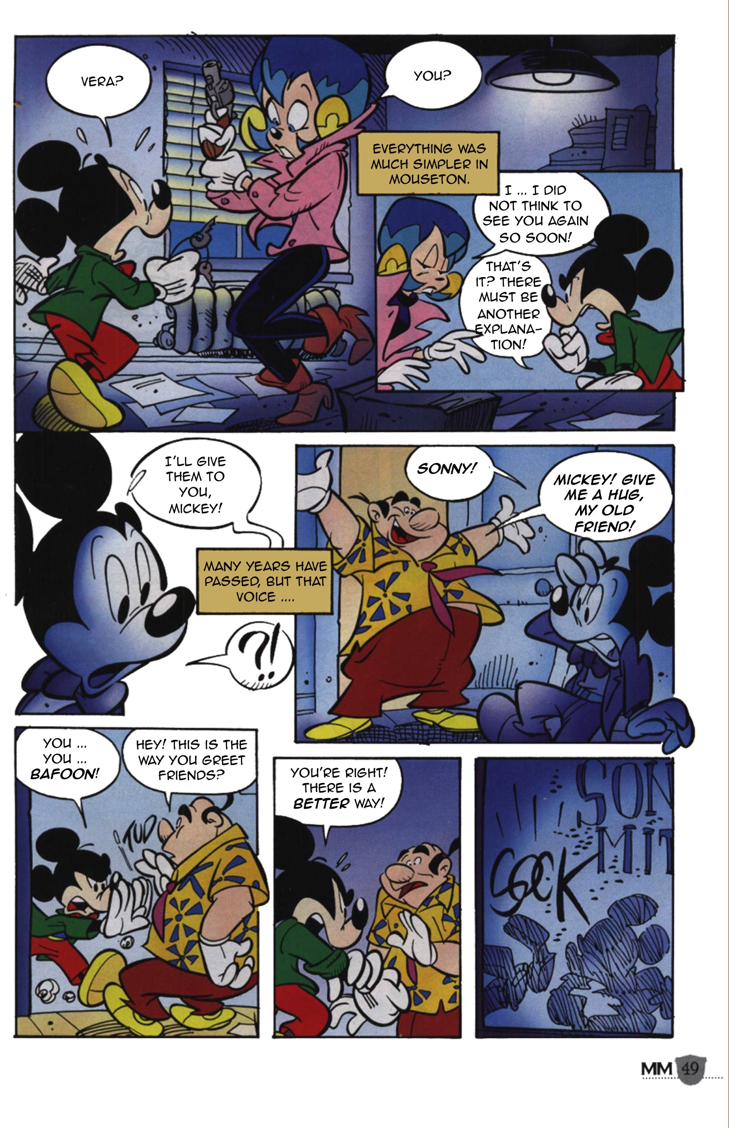 Read online Mickey Mouse Mystery Magazine comic -  Issue #2 - 49