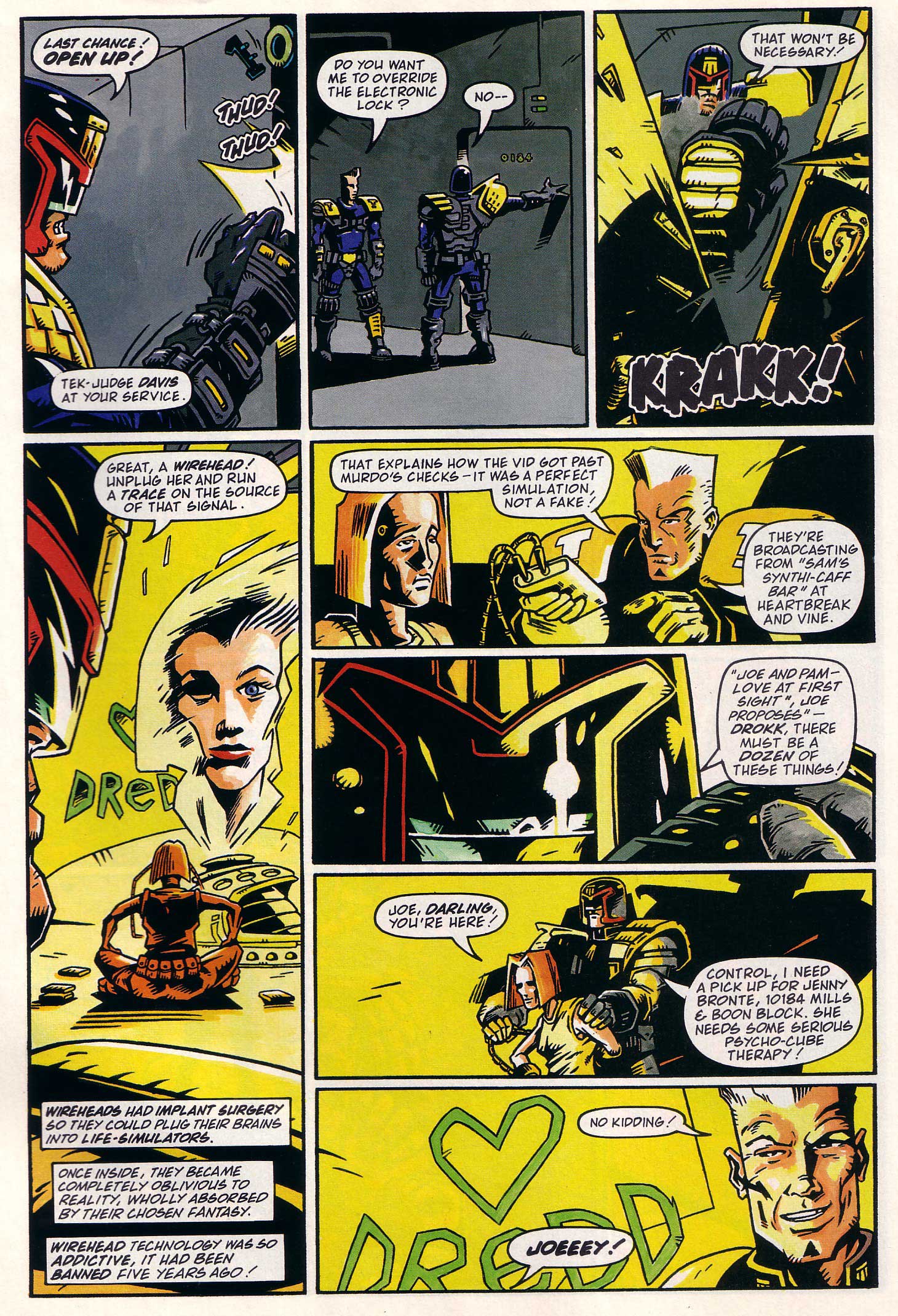 Read online Judge Dredd Lawman of the Future comic -  Issue #17 - 25