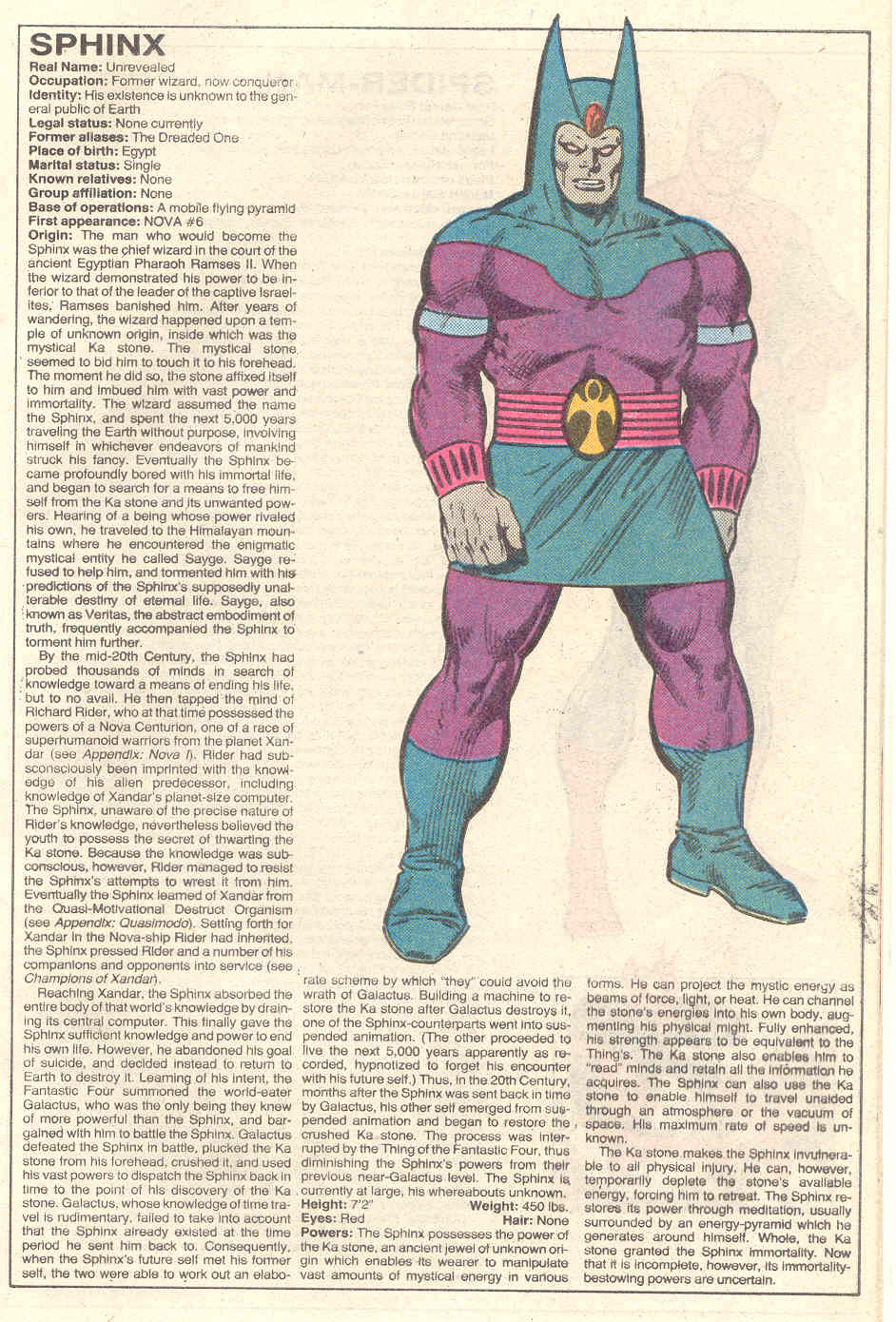 Read online The Official Handbook of the Marvel Universe comic -  Issue #10 - 20