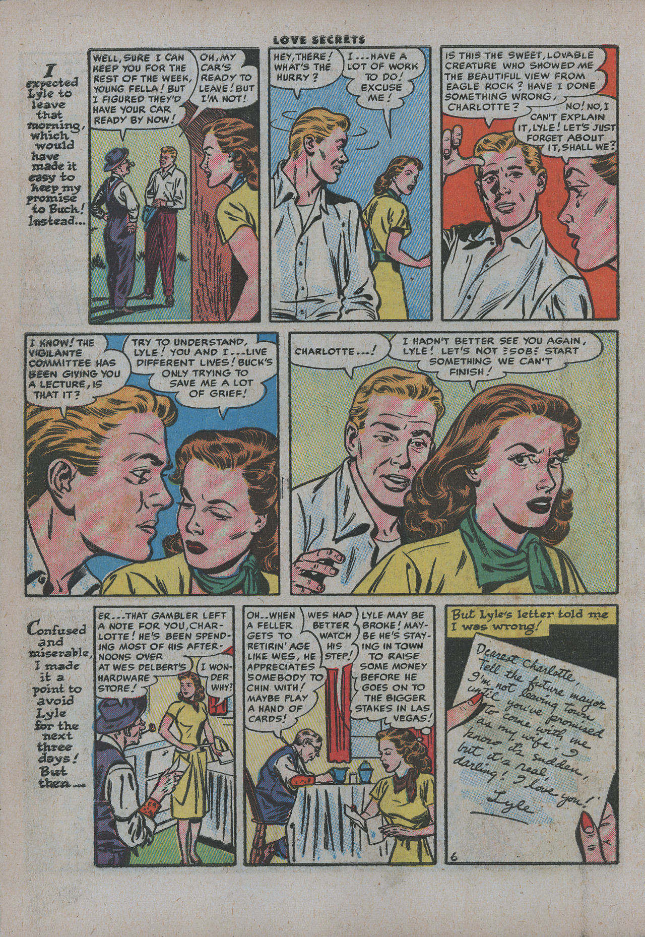 Read online Love Secrets (1953) comic -  Issue #48 - 8