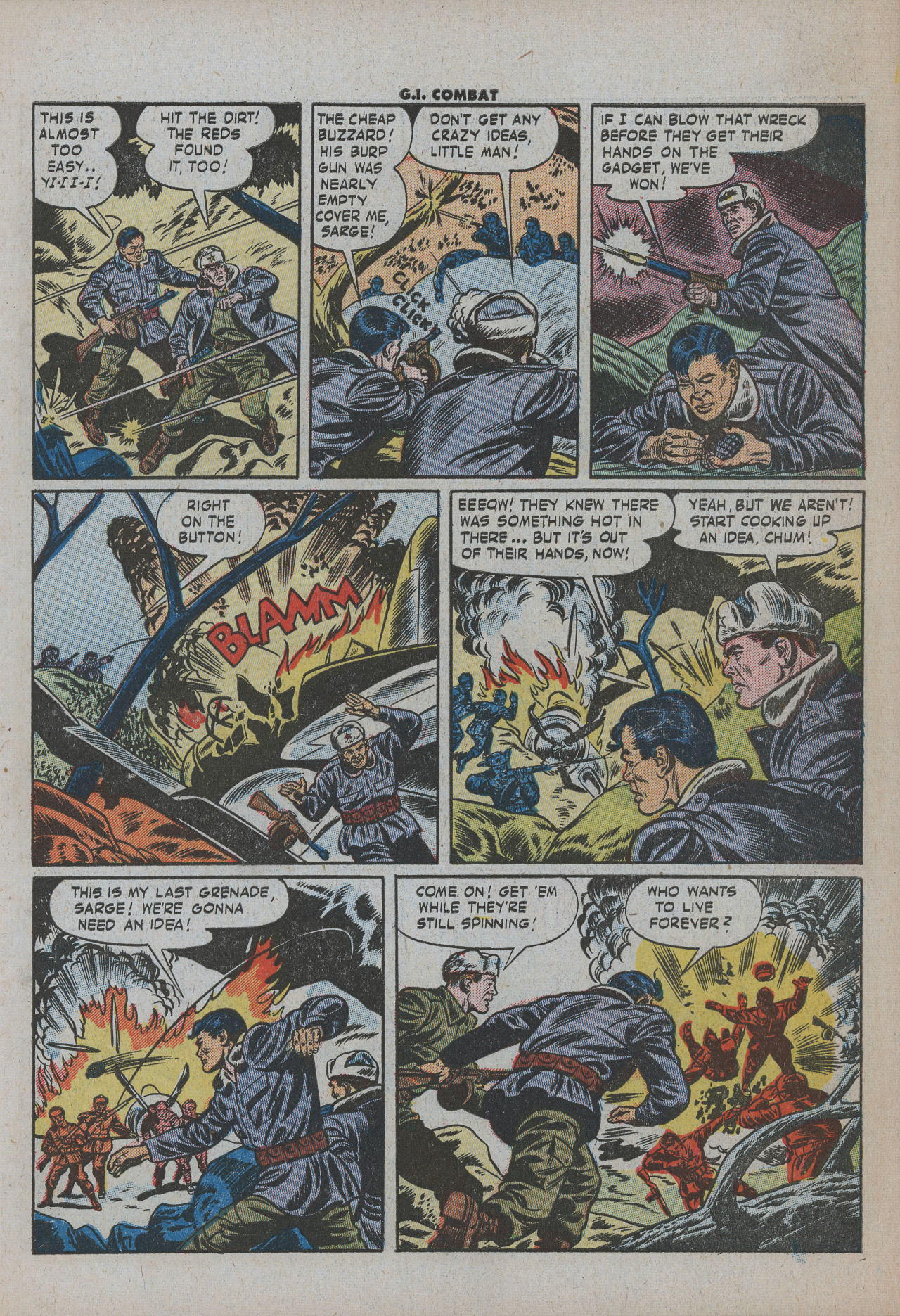 Read online G.I. Combat (1952) comic -  Issue #11 - 9