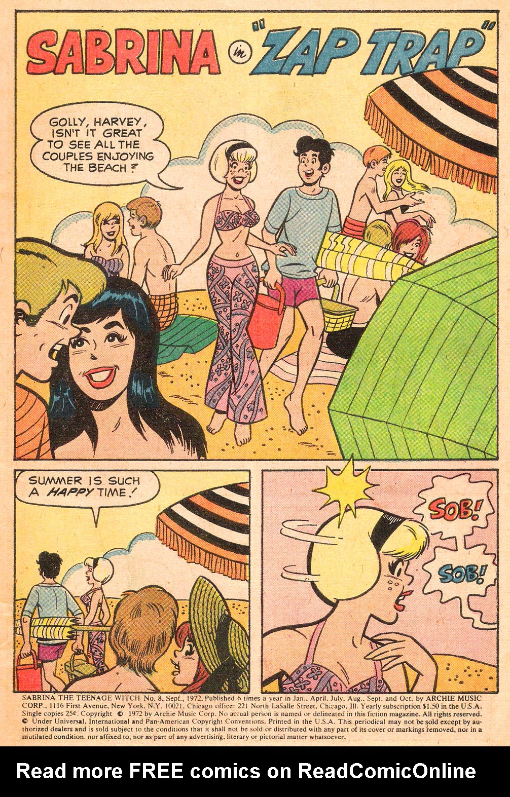 Sabrina The Teenage Witch (1971) Issue #8 #8 - English 2