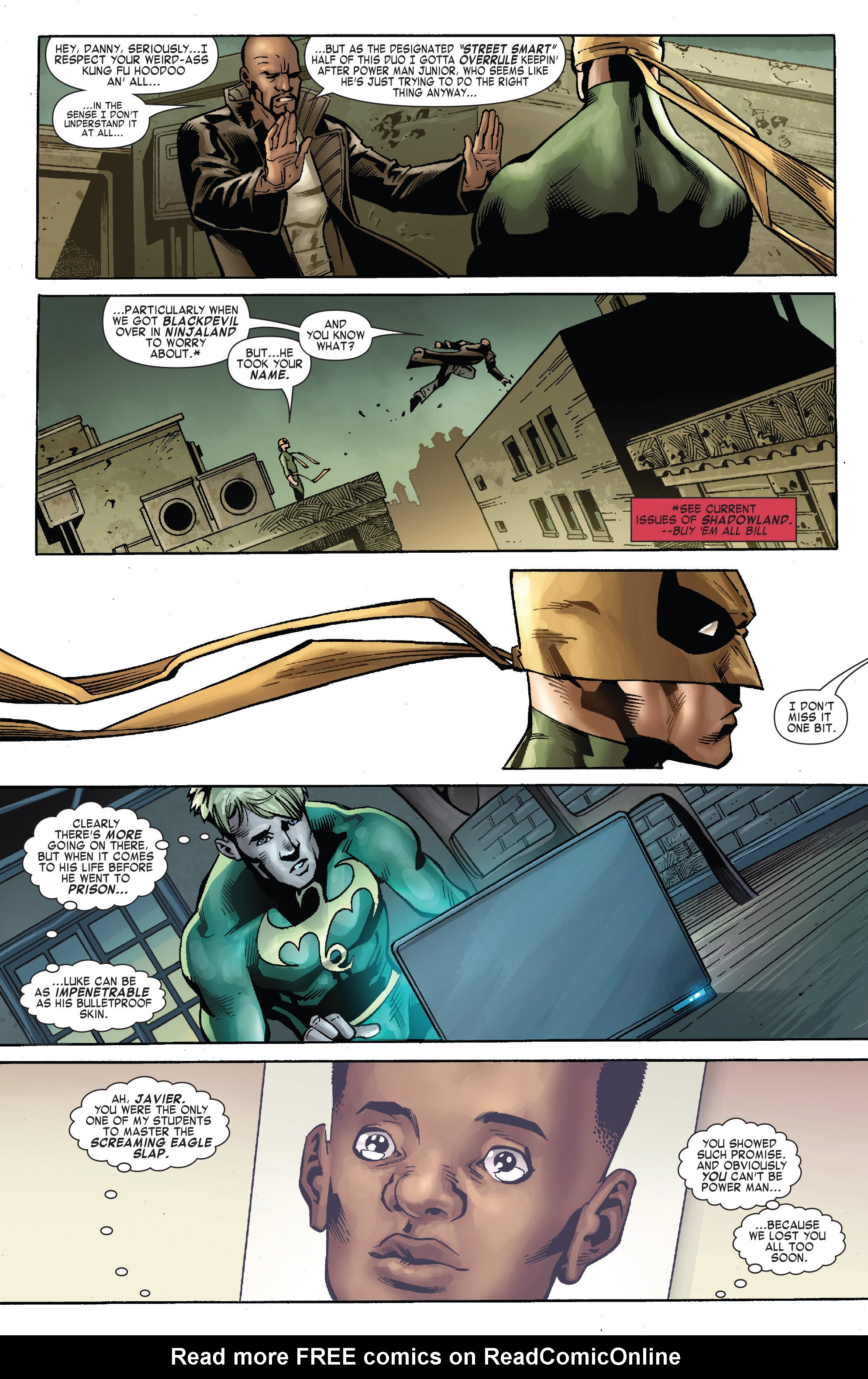 Read online Shadowland: Power Man comic -  Issue #3 - 6