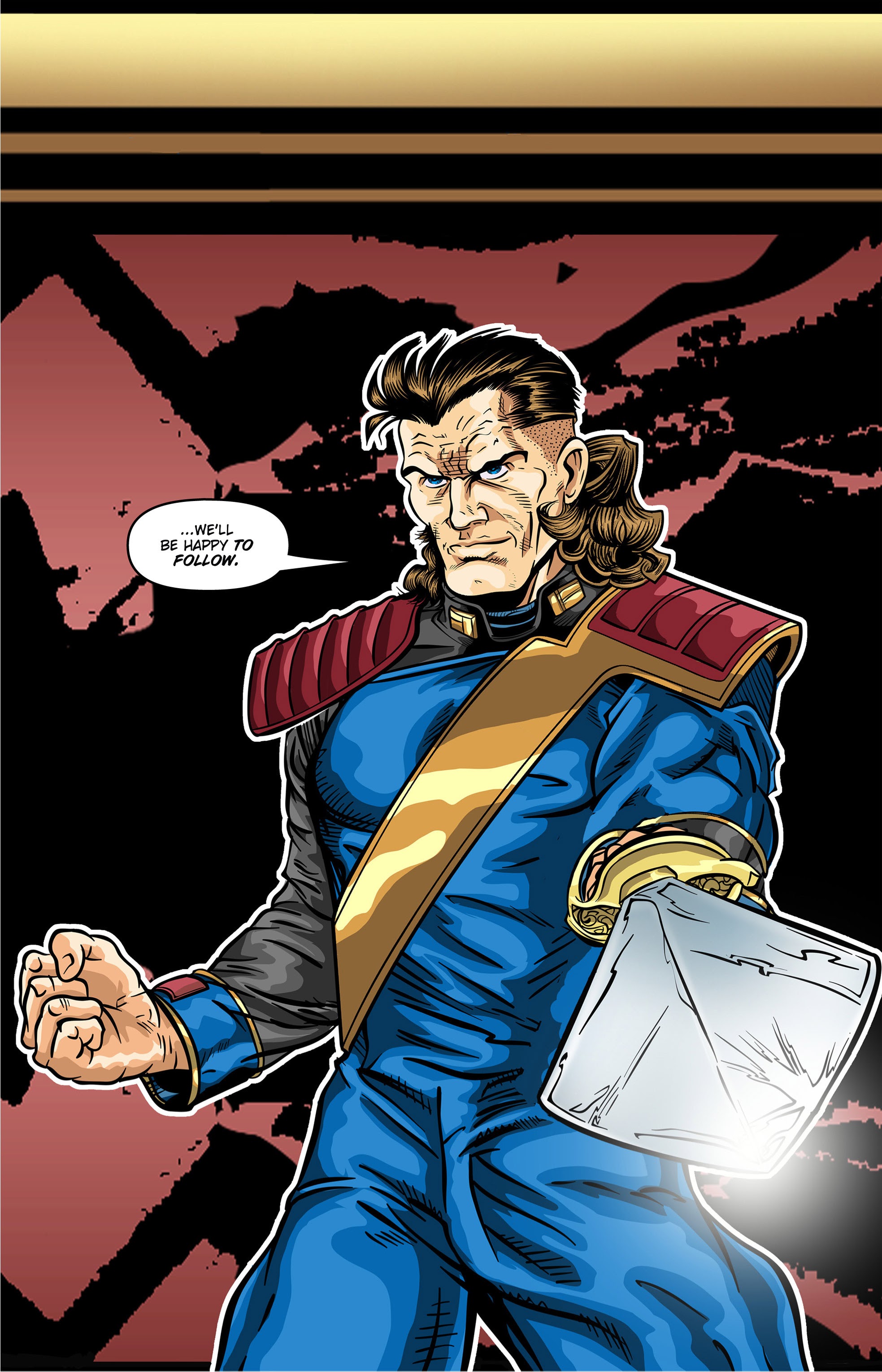Read online William Shatner's Man O' War comic -  Issue #6 - 12