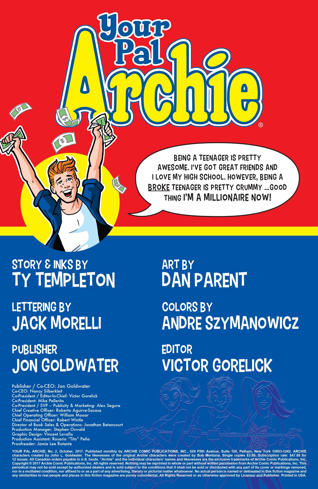 Read online Your Pal Archie comic -  Issue #2 - 2