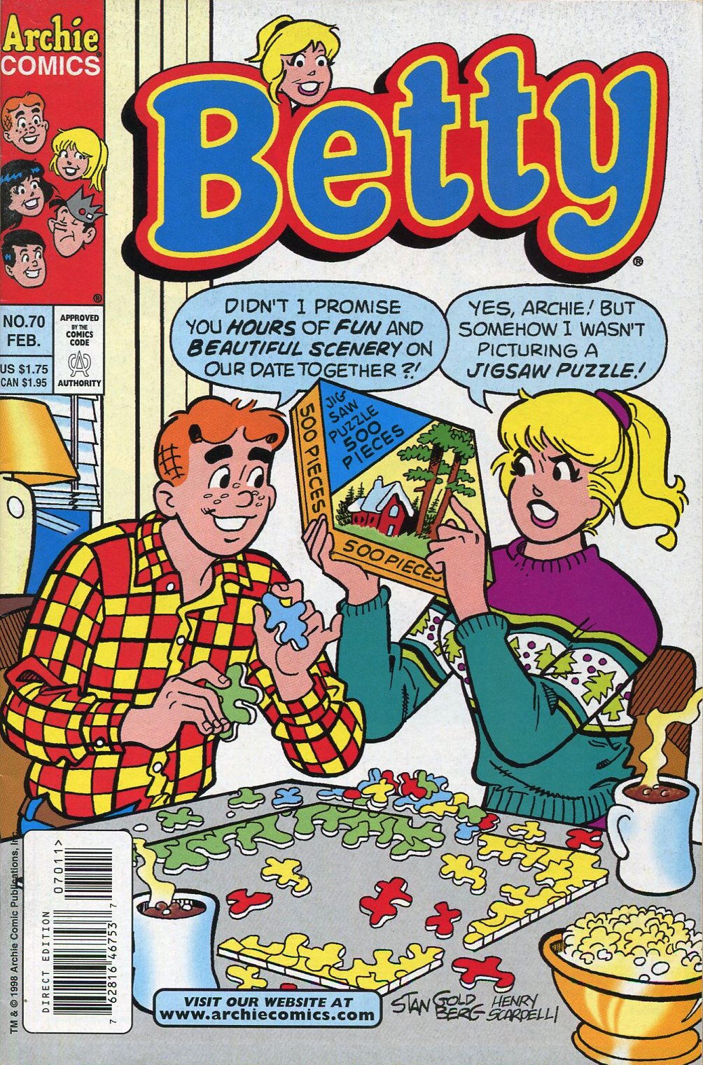 Read online Betty comic -  Issue #70 - 1