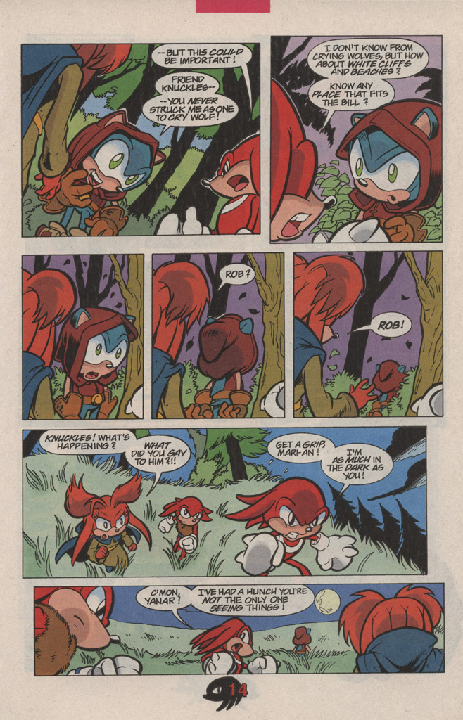 Read online Knuckles the Echidna comic -  Issue #12 - 21