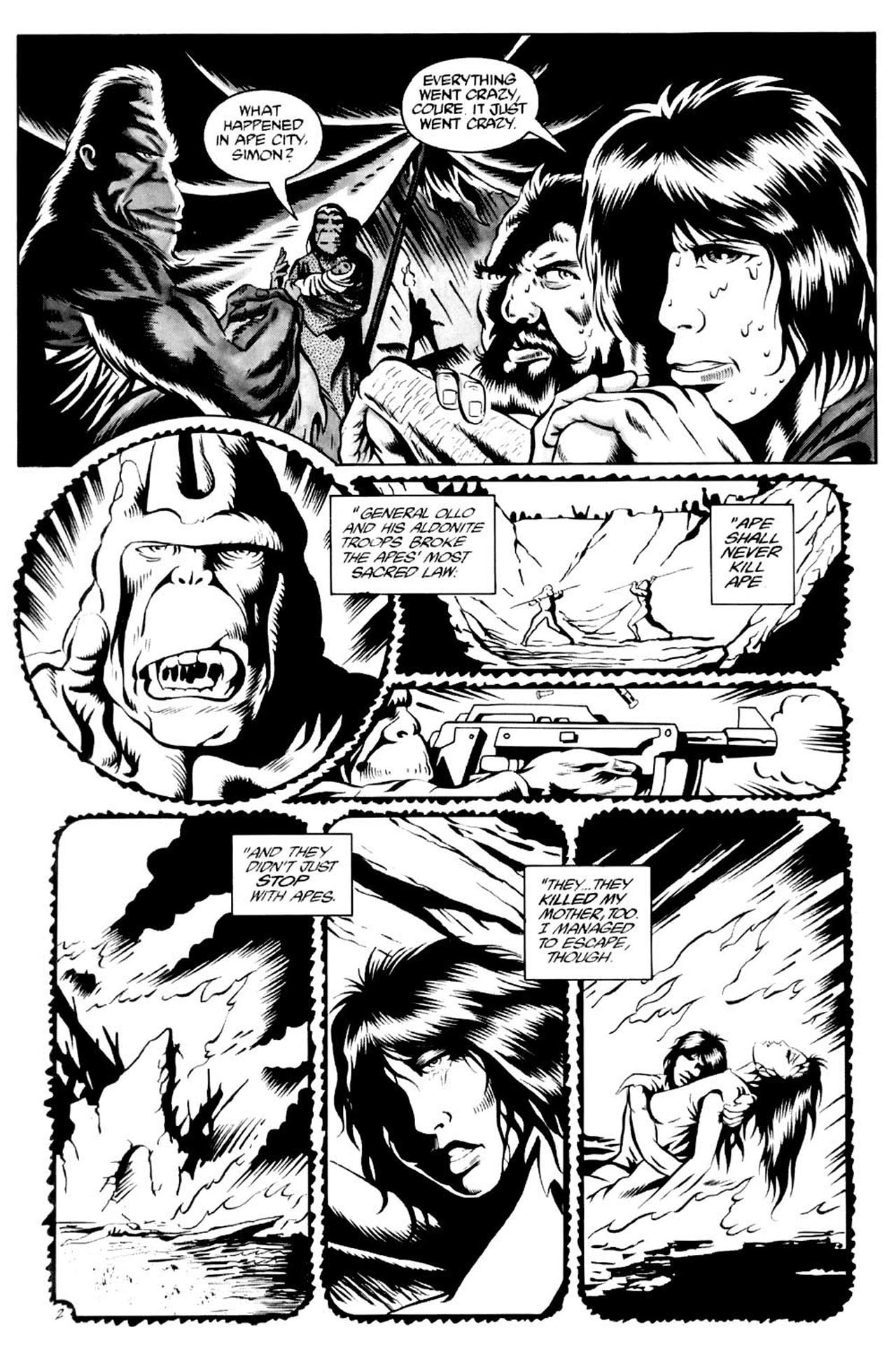 Read online Planet of the Apes (1990) comic -  Issue #4 - 4