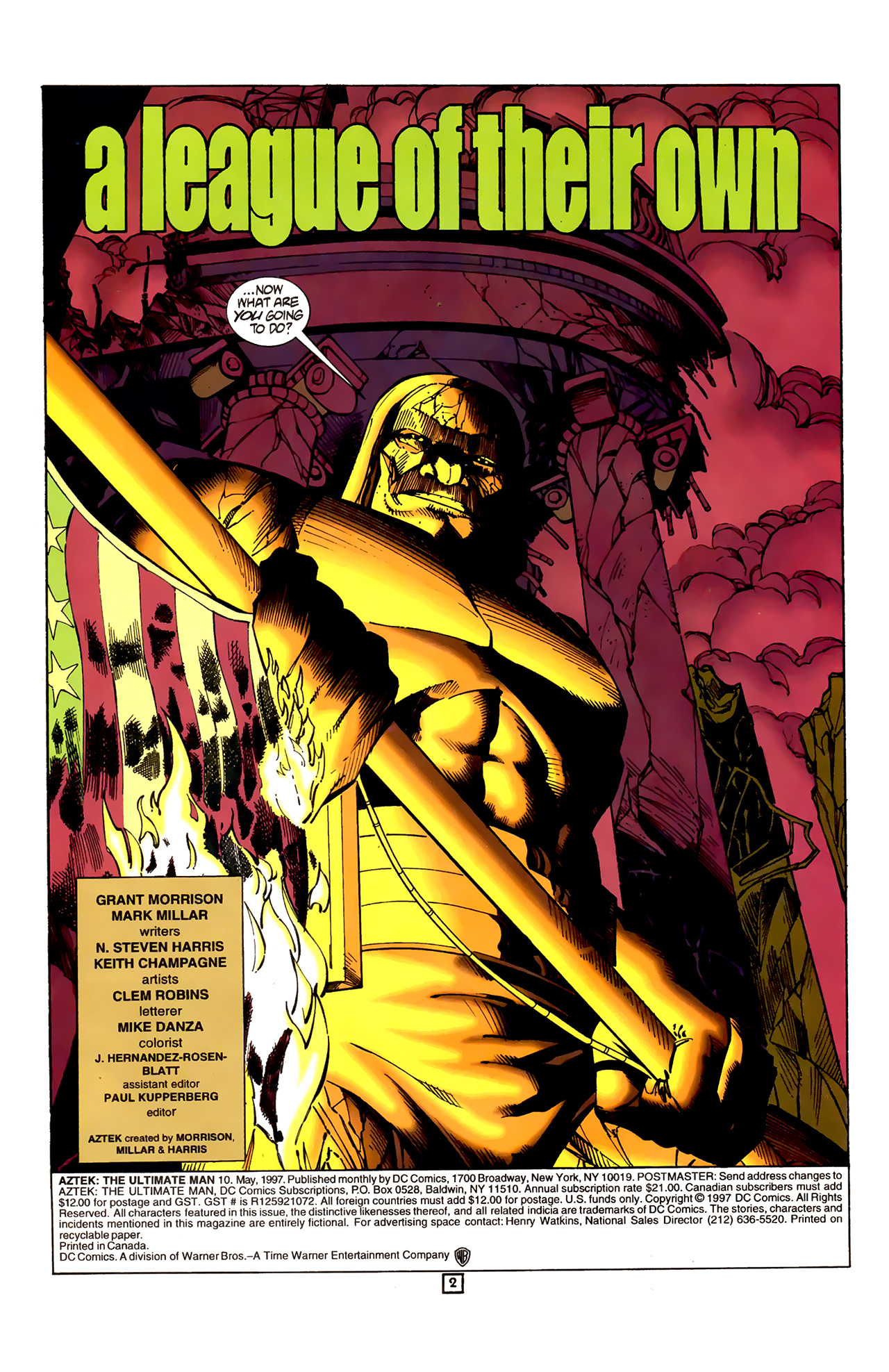 Read online Aztek: The Ultimate Man comic -  Issue #10 - 3