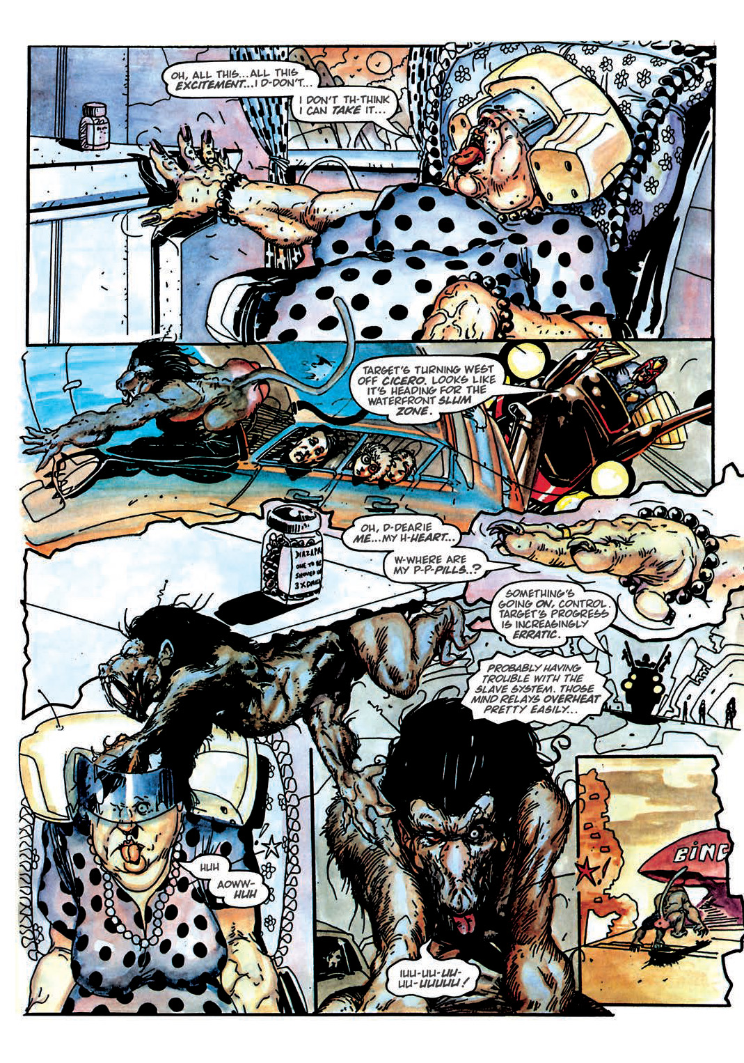 Read online Judge Dredd [Collections - Rebellion] comic -  Issue # TPB Judge Dredd - Heavy Metal Dredd - 87