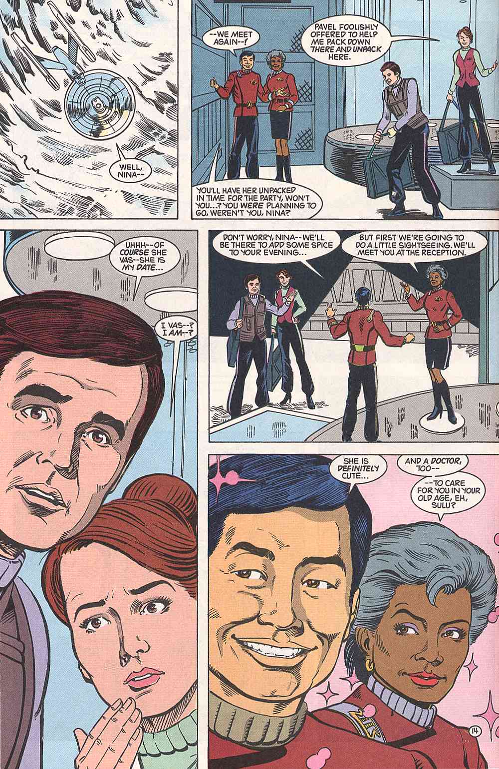 Read online Star Trek (1989) comic -  Issue #25 - 14