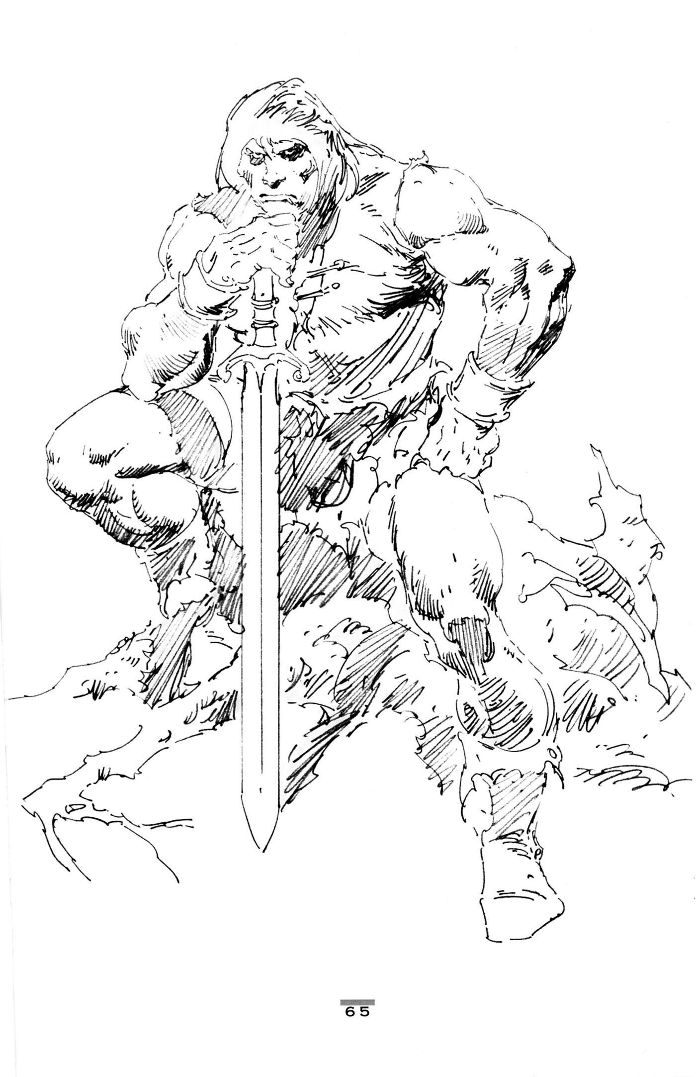 Read online John Buscema Sketchbook comic -  Issue # TPB - 67