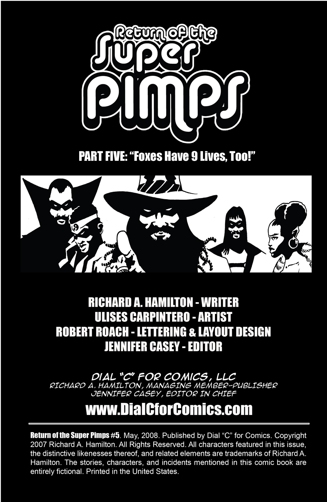 Read online Return of the Super Pimps comic -  Issue #5 - 2