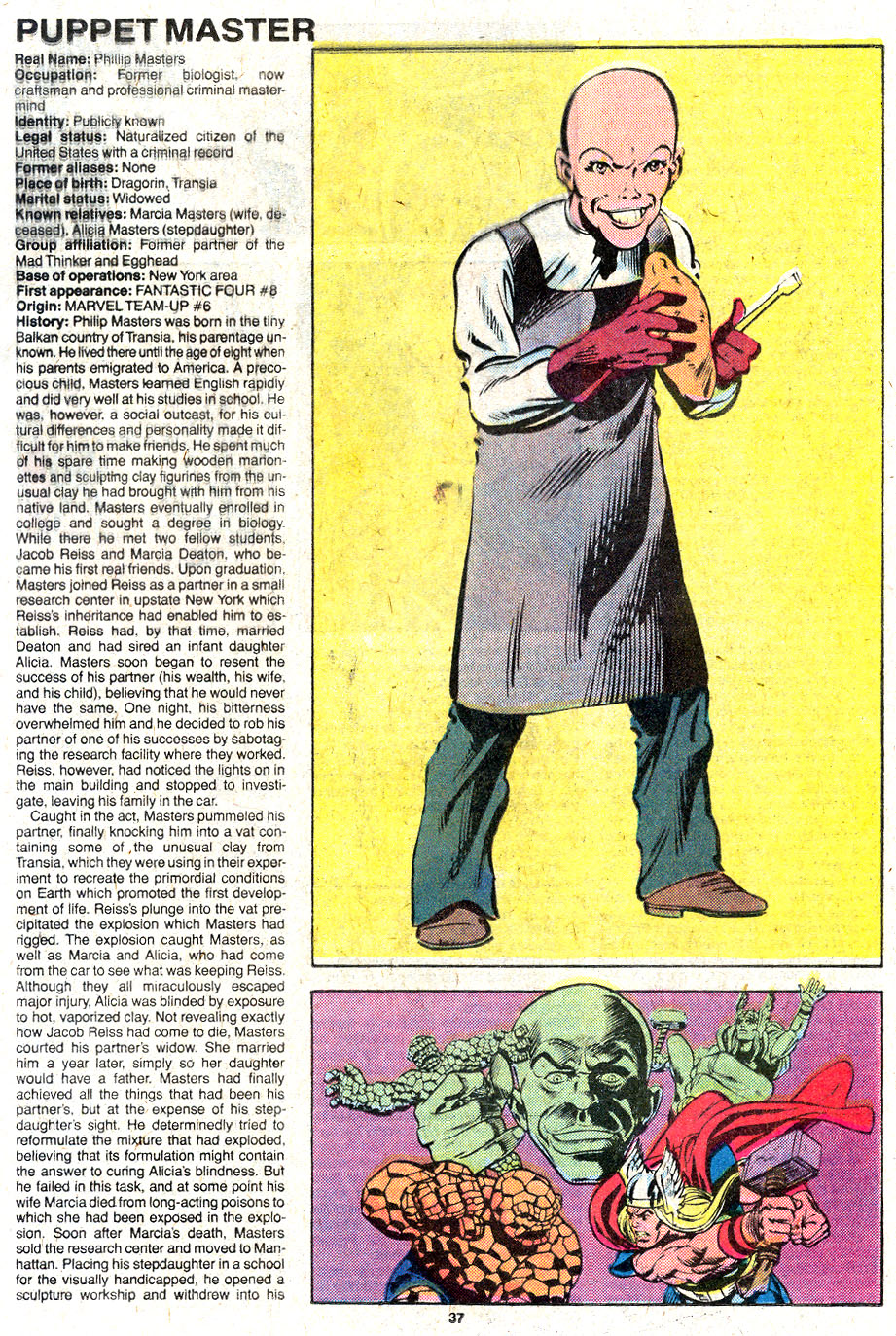 Read online The Official Handbook of the Marvel Universe Deluxe Edition comic -  Issue #10 - 42