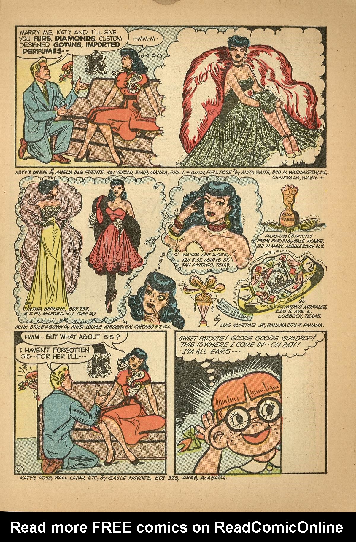 Read online Katy Keene (1949) comic -  Issue #16 - 9