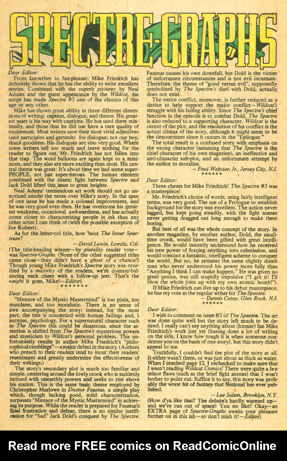Read online The Spectre (1967) comic -  Issue #5 - 25