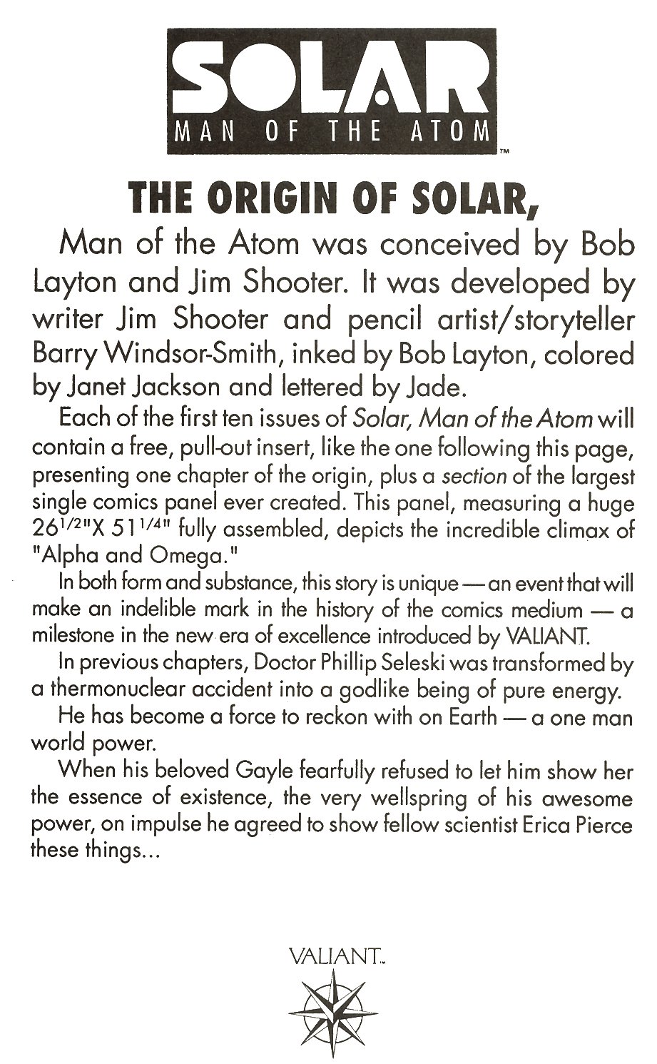 Read online Solar, Man of the Atom comic -  Issue #9 - 18