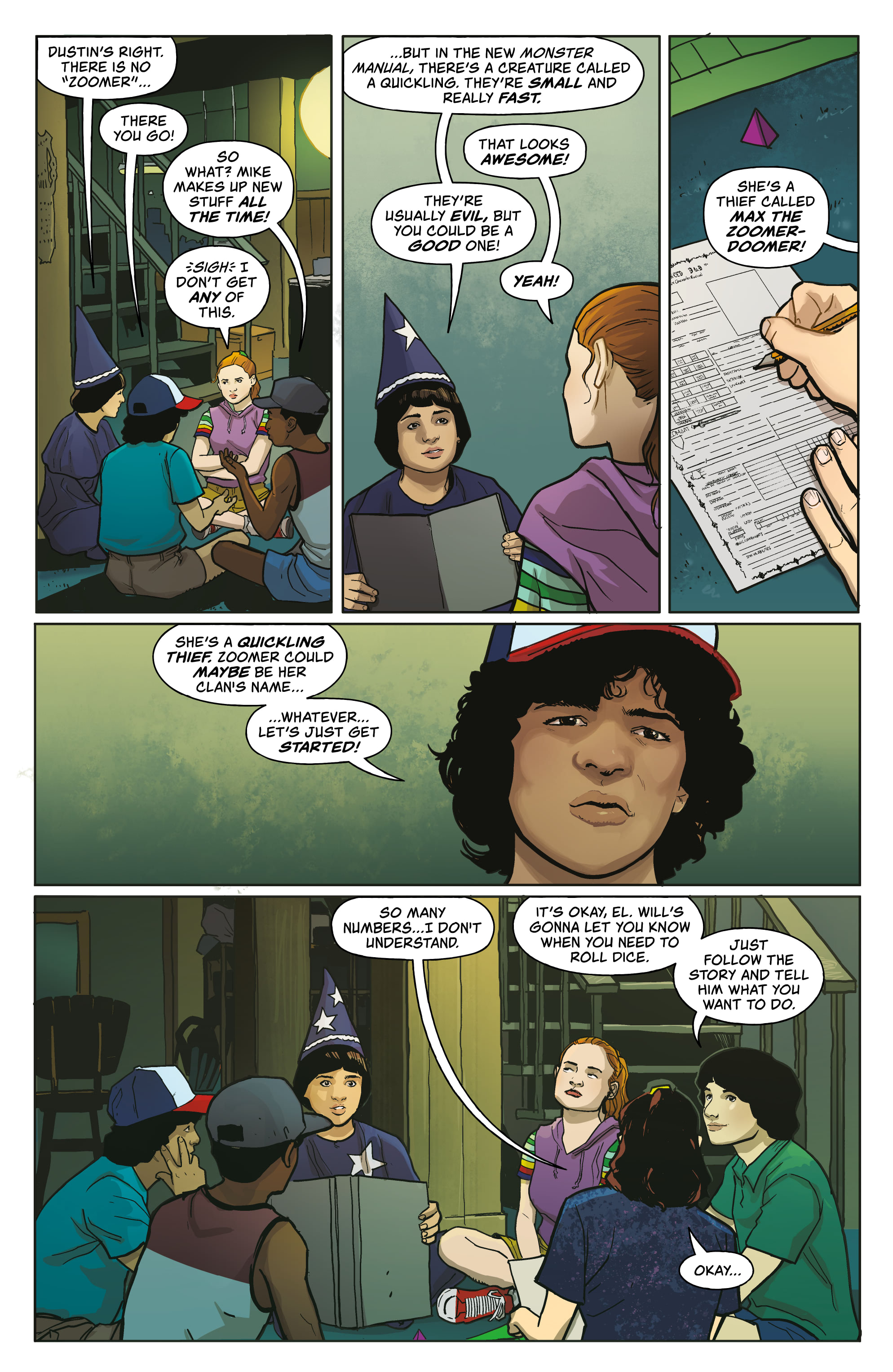 Read online Stranger Things and Dungeons & Dragons comic -  Issue #3 - 7