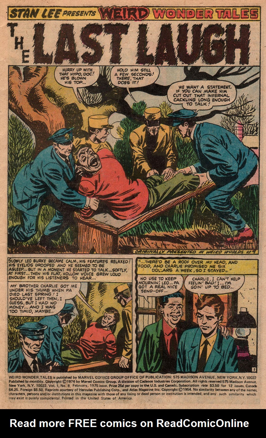 Read online Adventures into Weird Worlds comic -  Issue #9 - 17