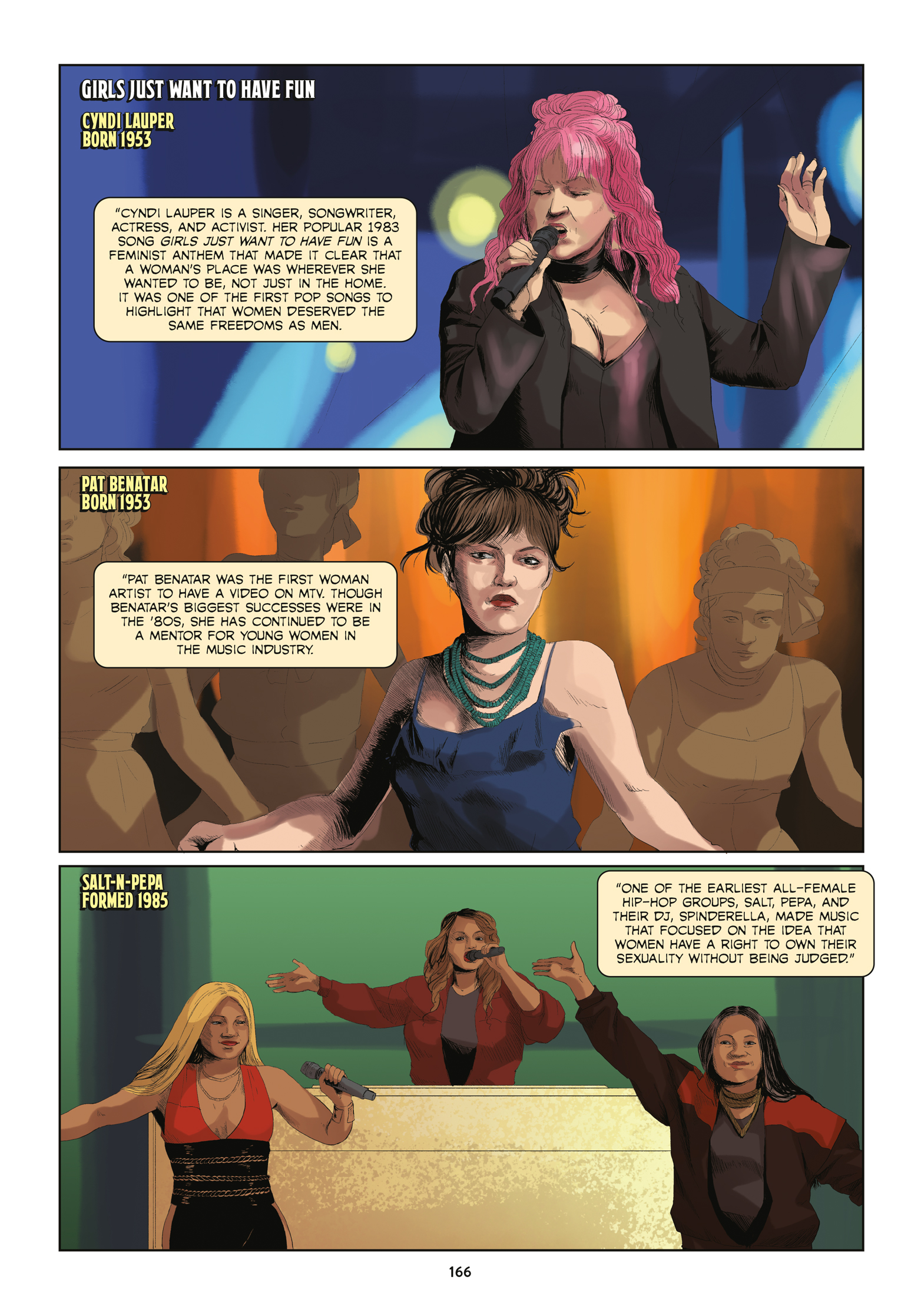 Read online Amazons, Abolitionists, and Activists: A Graphic History of Women's Fight for Their Rights comic -  Issue # TPB (Part 2) - 48