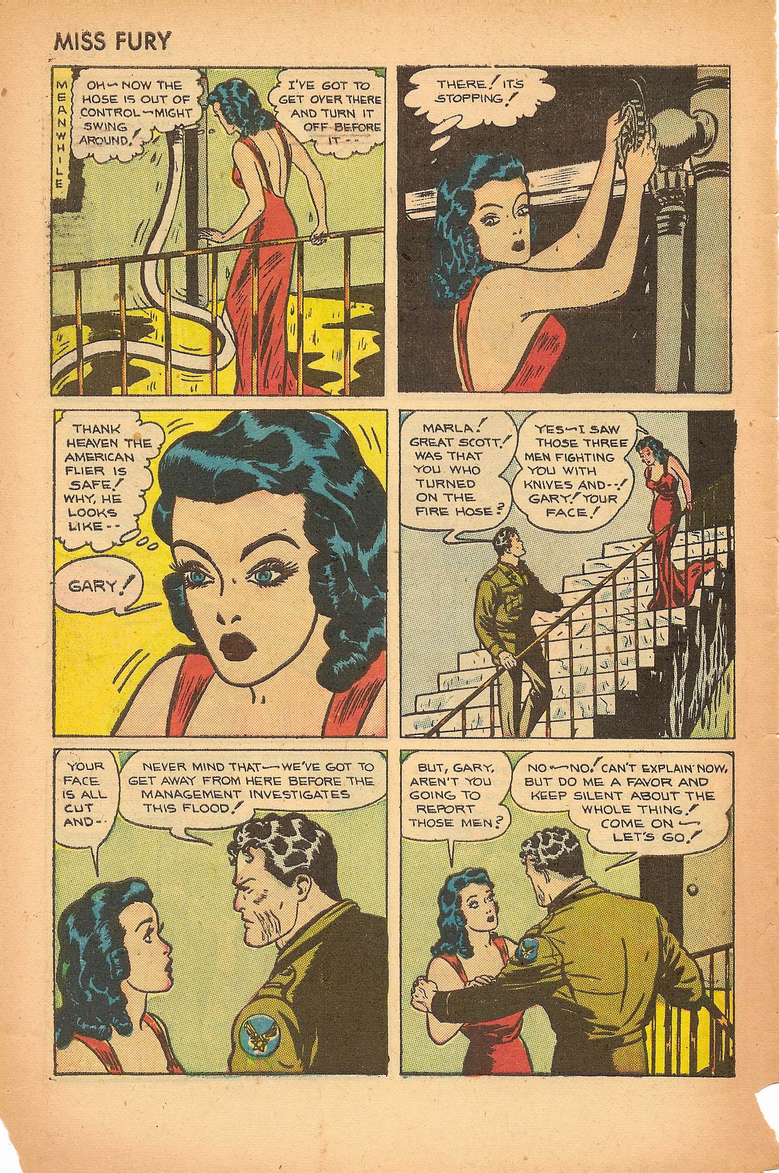 Read online Miss Fury (1942) comic -  Issue #7 - 30