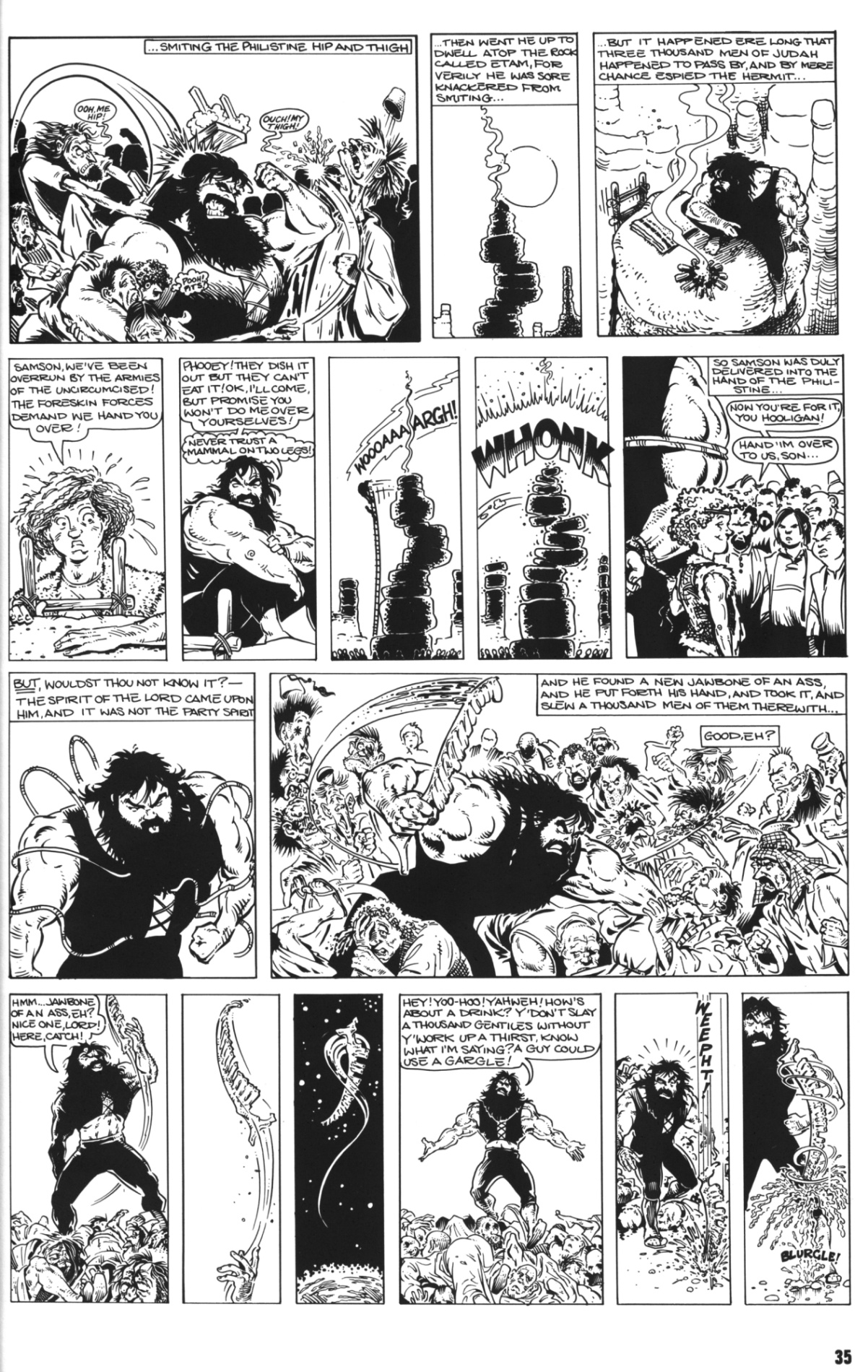 Read online Outrageous Tales From The Old Testament comic -  Issue # Full - 37