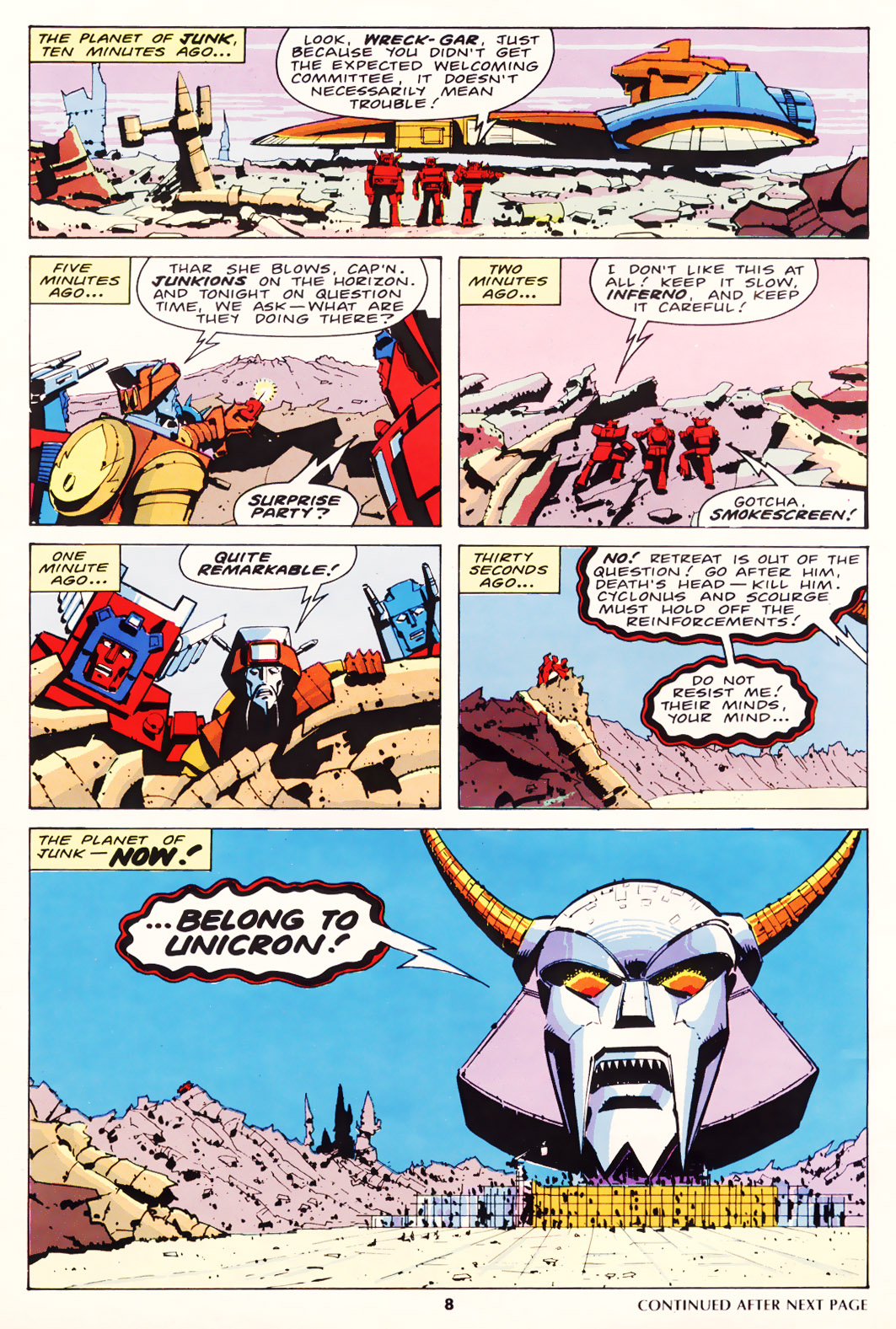 Read online The Transformers (UK) comic -  Issue #147 - 8